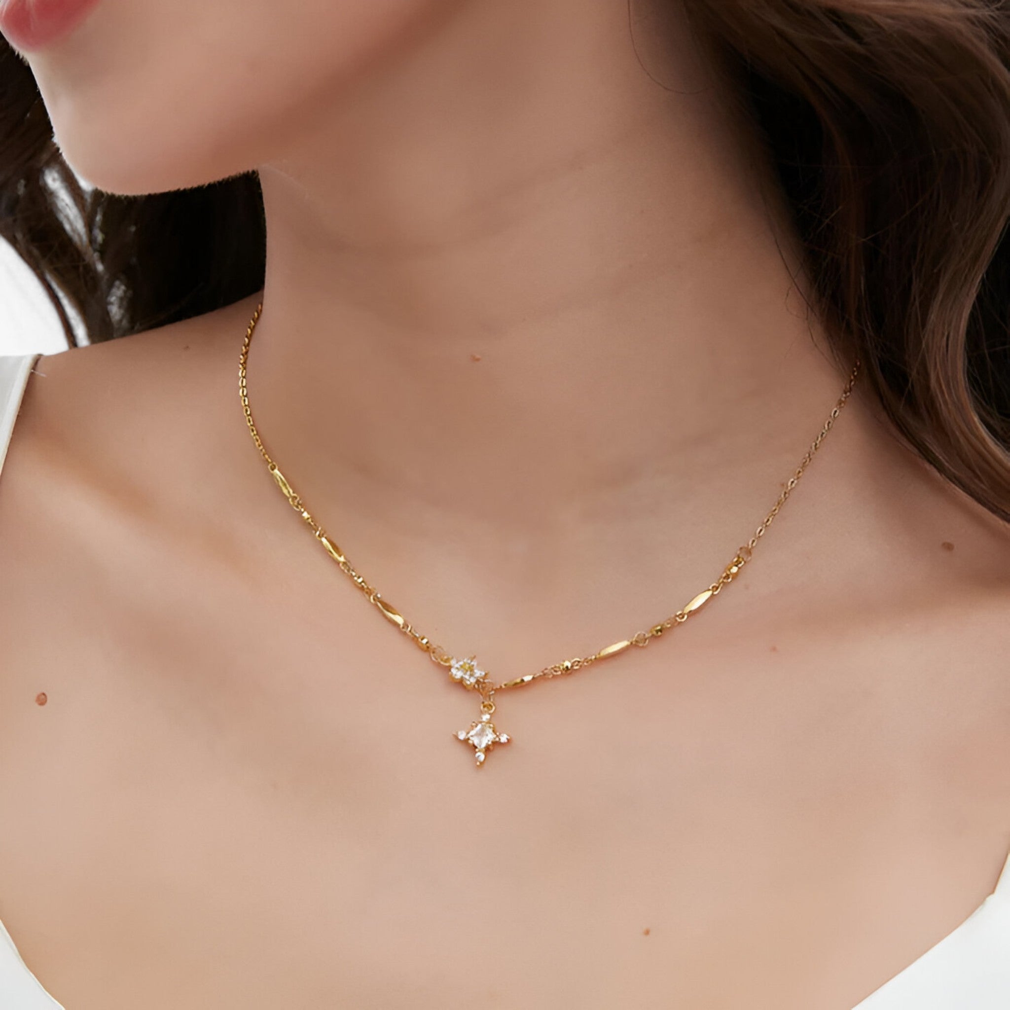 Celeste | Ciondoli a Croce Celestiali - - Gold Necklaces - Concept Palermo