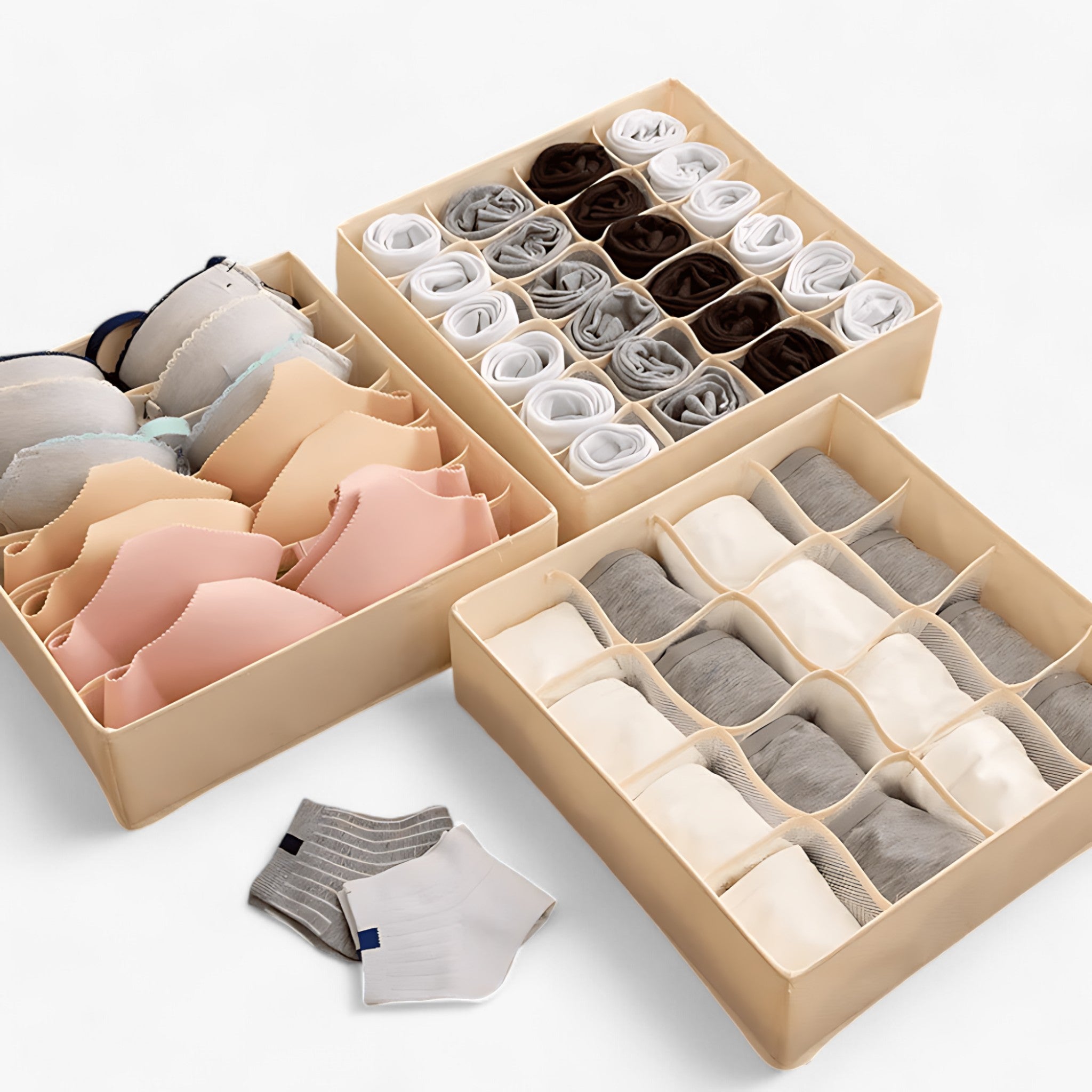 Organizzatore di Biancheria Intima | Separatore di Cassetti Regolabile - Mantieni Calze e Suti in Ordine e Organizzati - - closet organizer Clothing Organizer Organizer underwear organizer wardrobe organizer - Concept Palermo