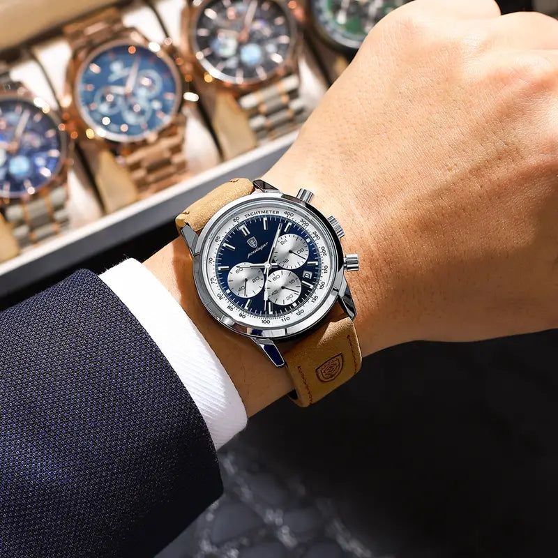 LuminousWatch™ - Orologi di lusso per uomo - - horloges voor mannen lichtgevende wijzers LuminousWatch™ Luxe herenhorloge Luxe horlogerie new_for_google precisietijdmeting saffierglas verstelbaar bandje waterbestendig - Concept Palermo