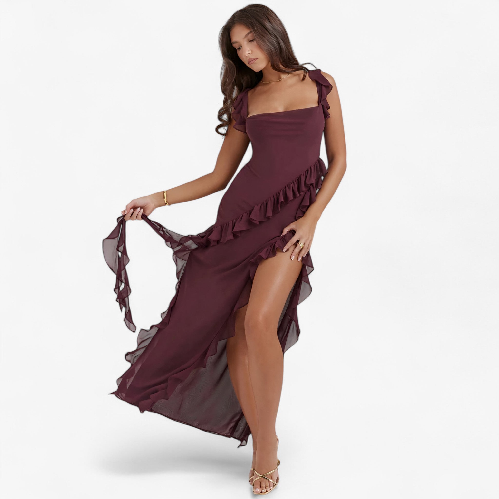 Elvira | Abito lungo – Look estivo audace ed elegante - - - Concept Palermo