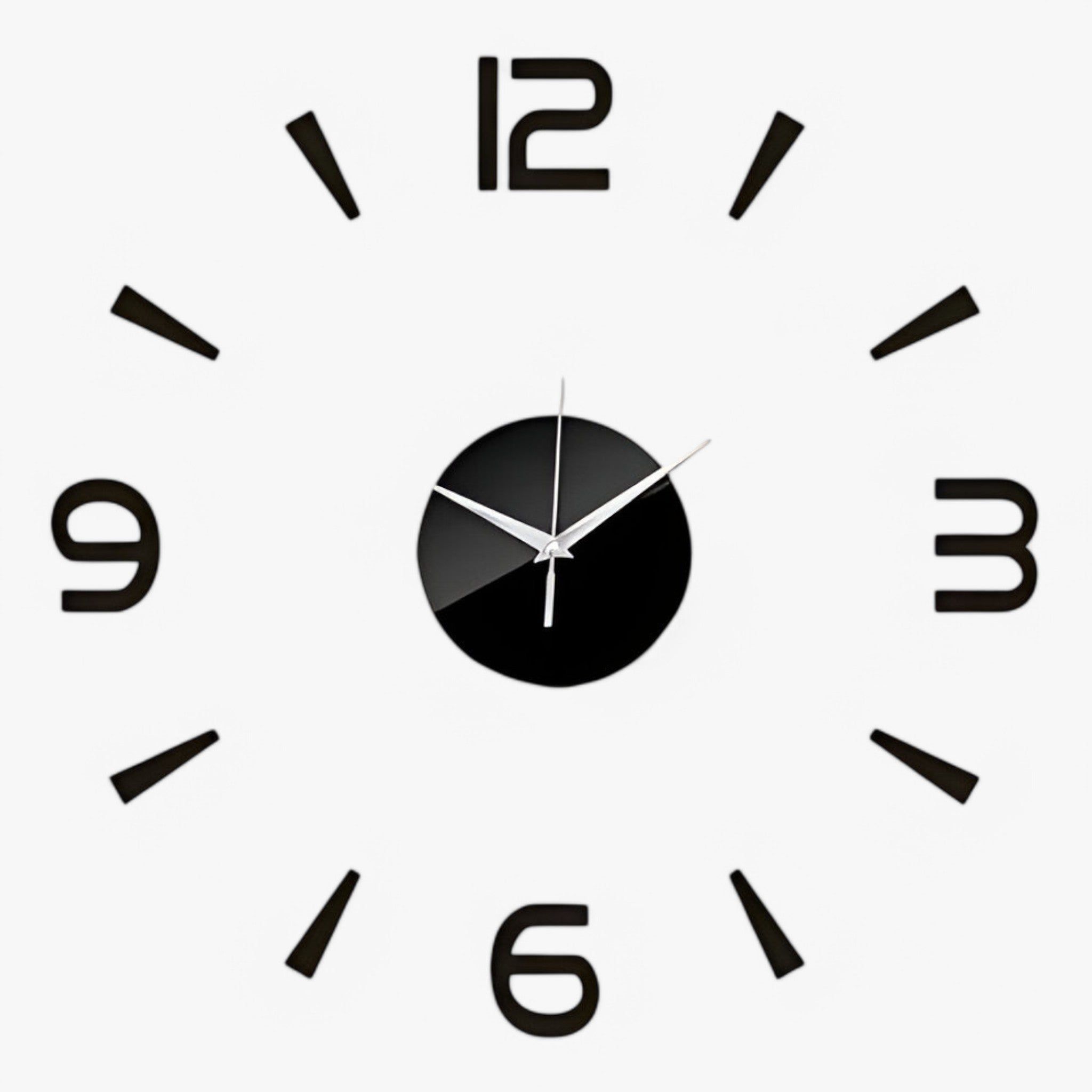 Darian | Grande Orologio da Parete Nero - A - P354 wall clock - Concept Palermo
