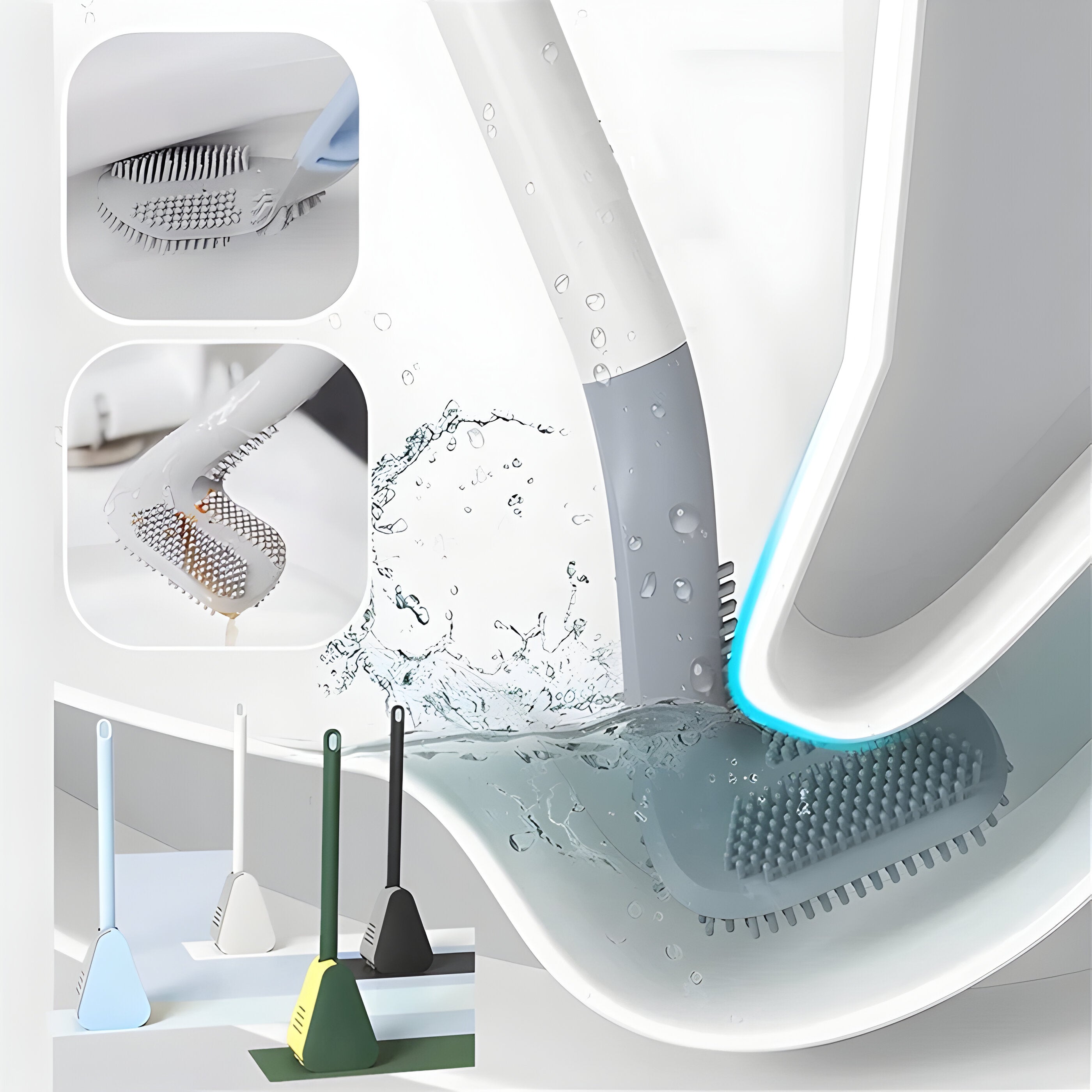 Spazzola per WC Golfstick™ + Astuccio - - brush cleaning brush toilet brush - Concept Palermo