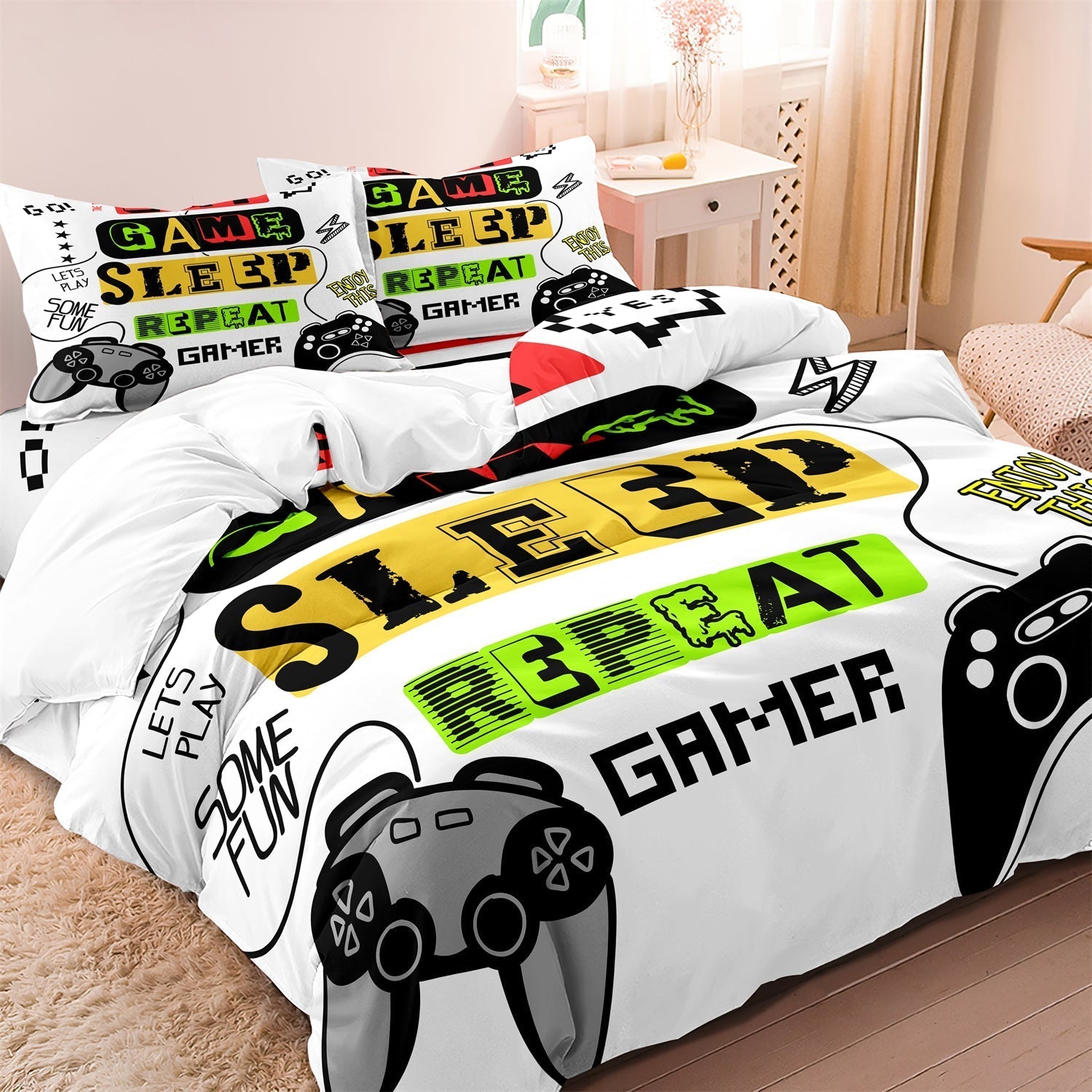 CoolCovers - Set copripiumino per bambini Gamer | Adolescente | Cameretta - - bed sheets Bedding bedsheets - Concept Palermo