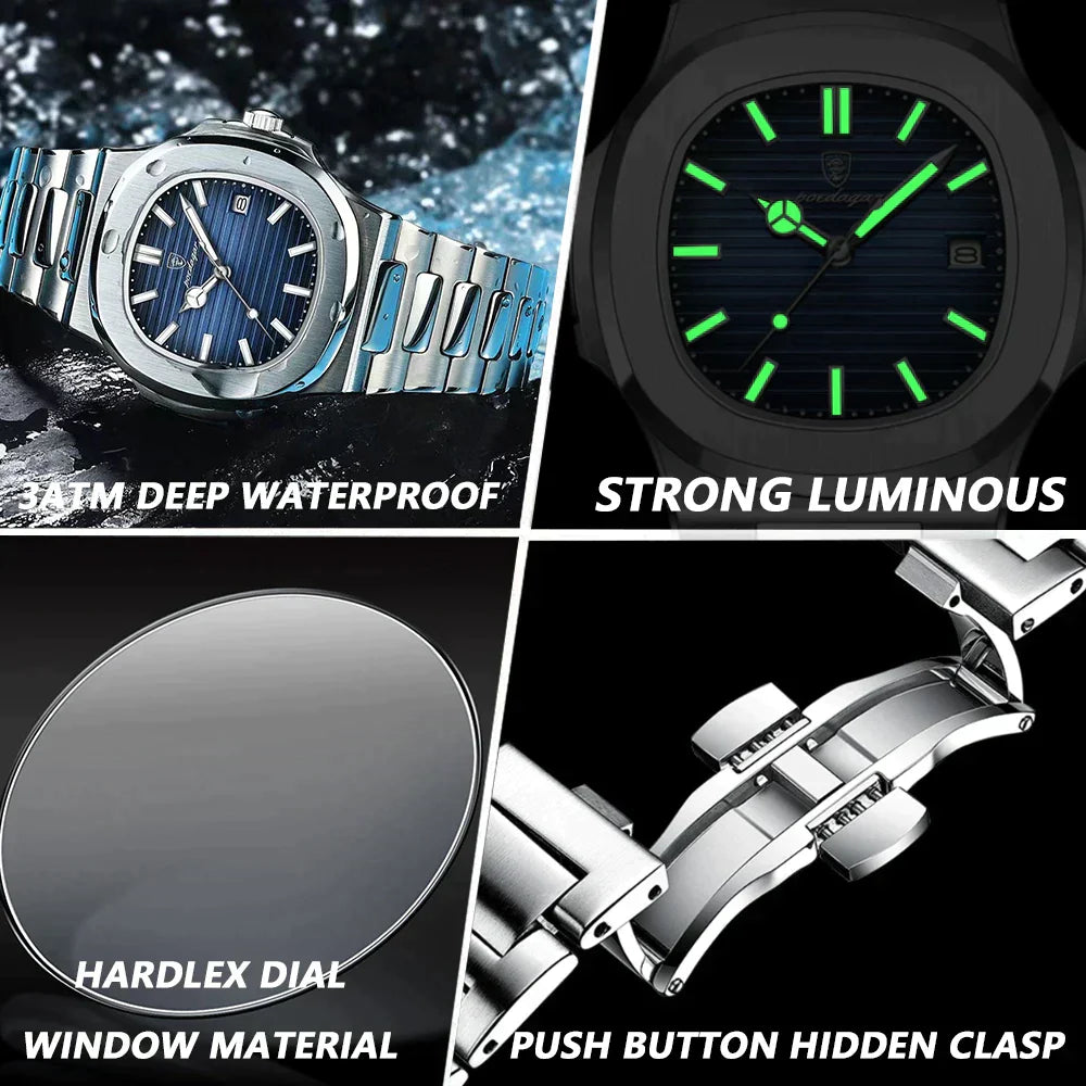 Warren | Orologio Classico Elegante in Acciaio Inossidabile - - alle producten collectie heren mode - Concept Palermo