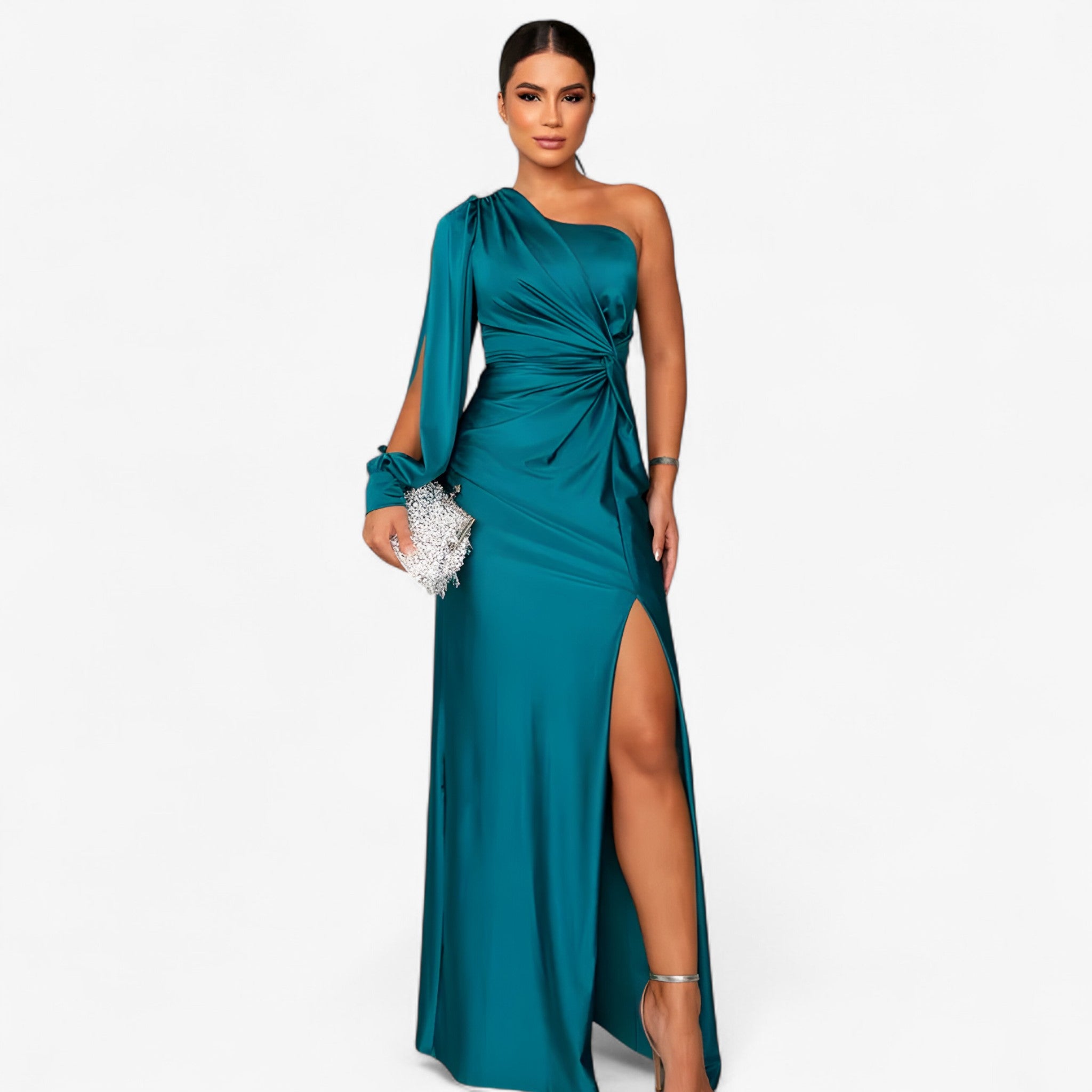 Camilla | Abito in raso per donne