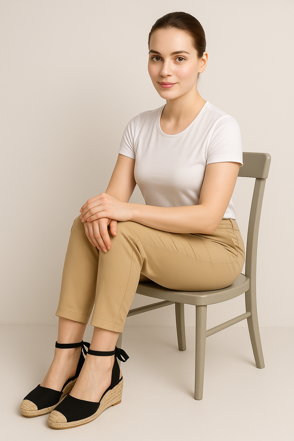 Zoey | Zeppe estive con lacci alla caviglia in stile espadrillas - - Accessoires Dames Sandalen Schoenen - Concept Palermo