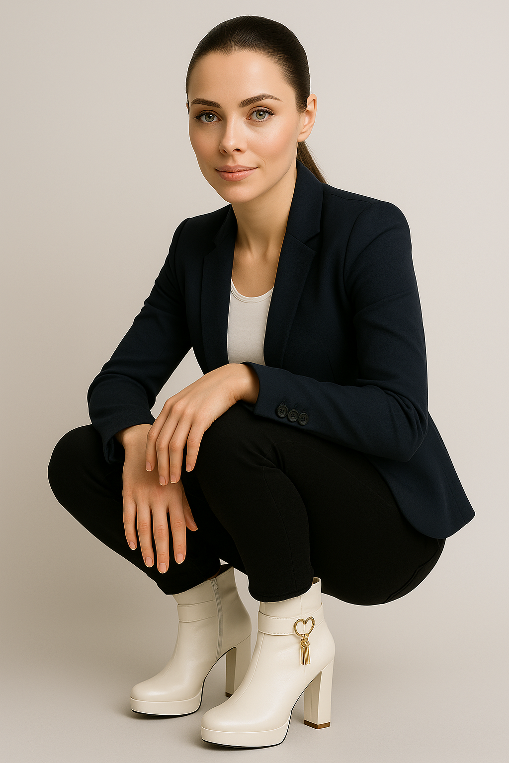 Quinn | Stivaletti con Tacco Alto e Charm a Cuore - - BOOTS Boots & Shoes - Concept Palermo