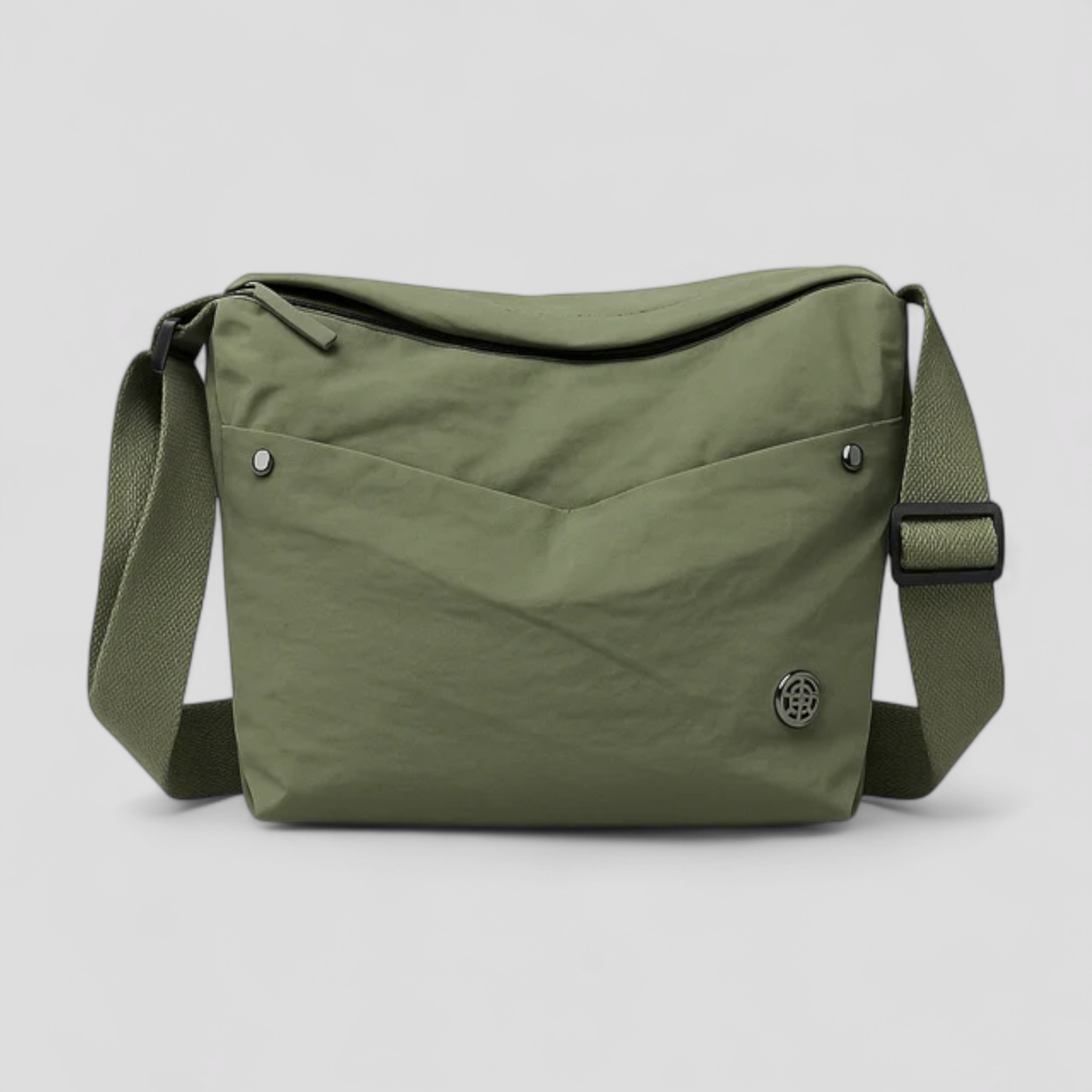 Sara | Borsa a Tracolla Donna in Nylon Impermeabile, Capiente e Fashion - Verde - bag Bags Shoulder Bags women bags - Concept Palermo