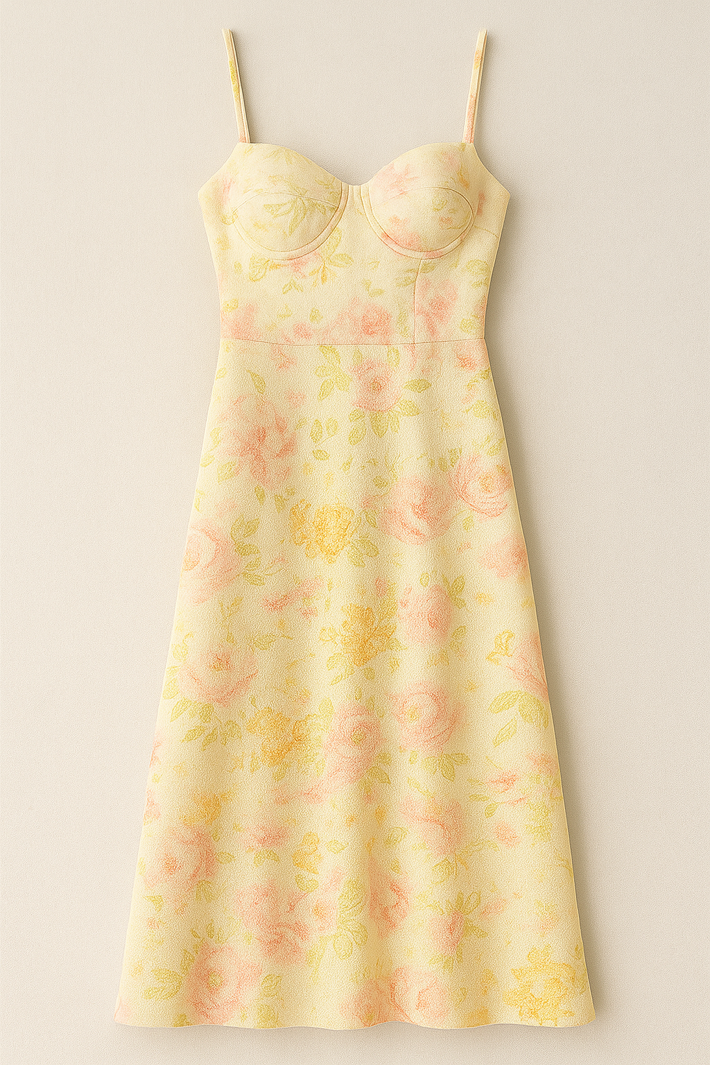 Mary | Vestito estivo a fiori con spalline a spaghetto - Multicolore - Dresses & Jumpsuits Holiday Season Maxi Dresses Sommerkleid(Summer Dress) Spring/Summer Women - Concept Palermo