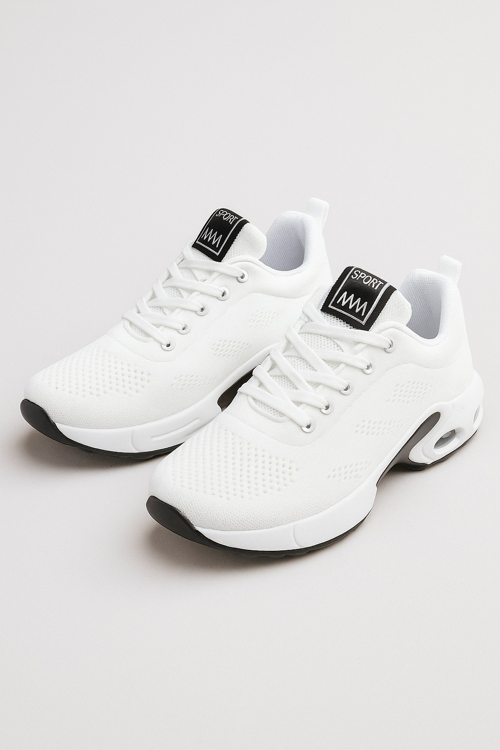 Irlandese | Sneakers da donna con suola con cuscinetto d'aria e rete traspirante - Bianca - shoes shoes woman WOMEN womens shoes - Concept Palermo