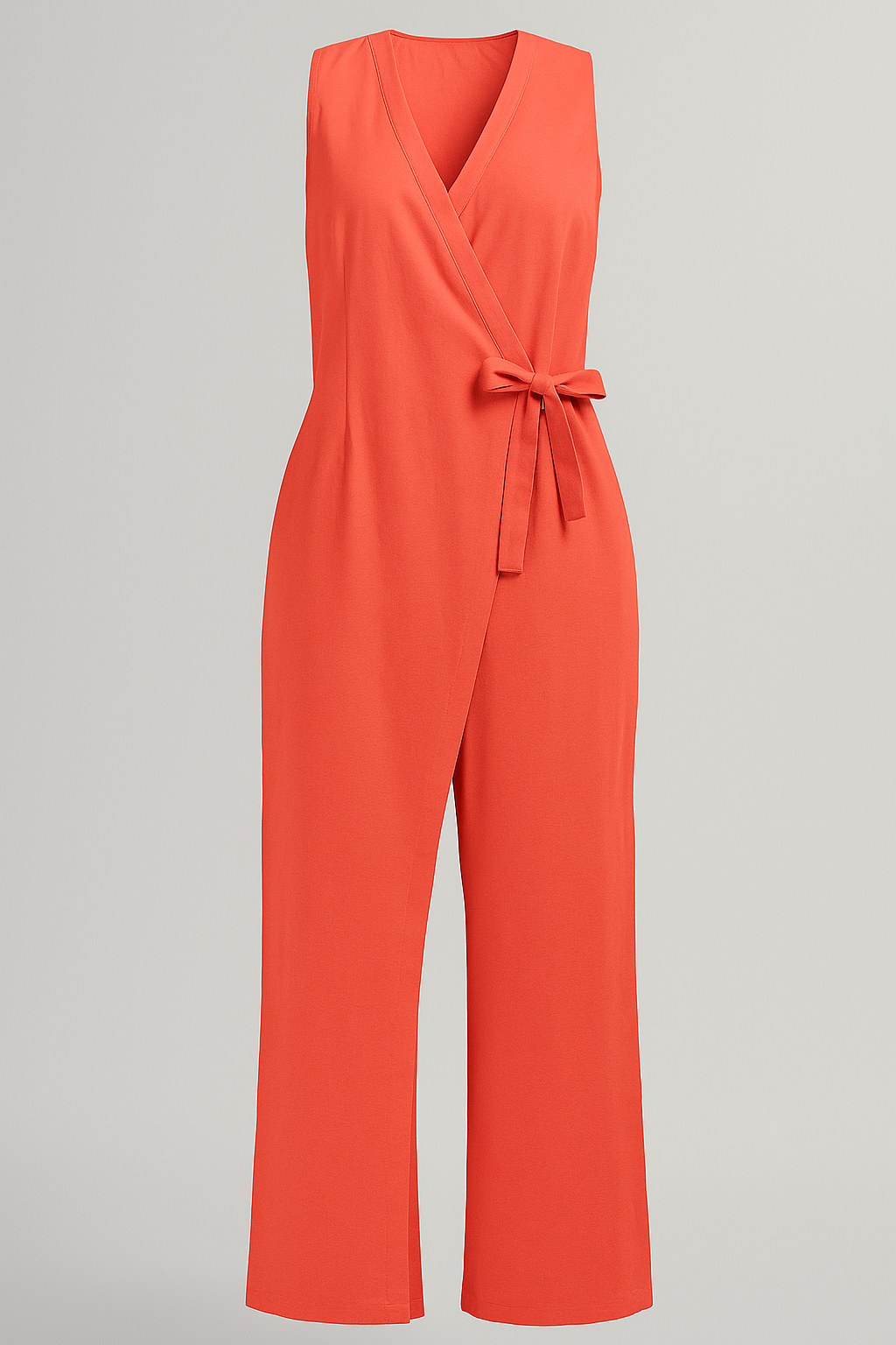 Leona | Jumpsuit Donna Elegante Senza Maniche - Rosso - abbigliamento femminile combinazione di stile e comfort davvero facile da indossare jumpsuit elegante jumpsuit estiva jumpsuit in vari colori jumpsuit senza maniche jumpsuit versatile outfit per occasioni speciali taglie disponibili jumpsuit - Concept Palermo