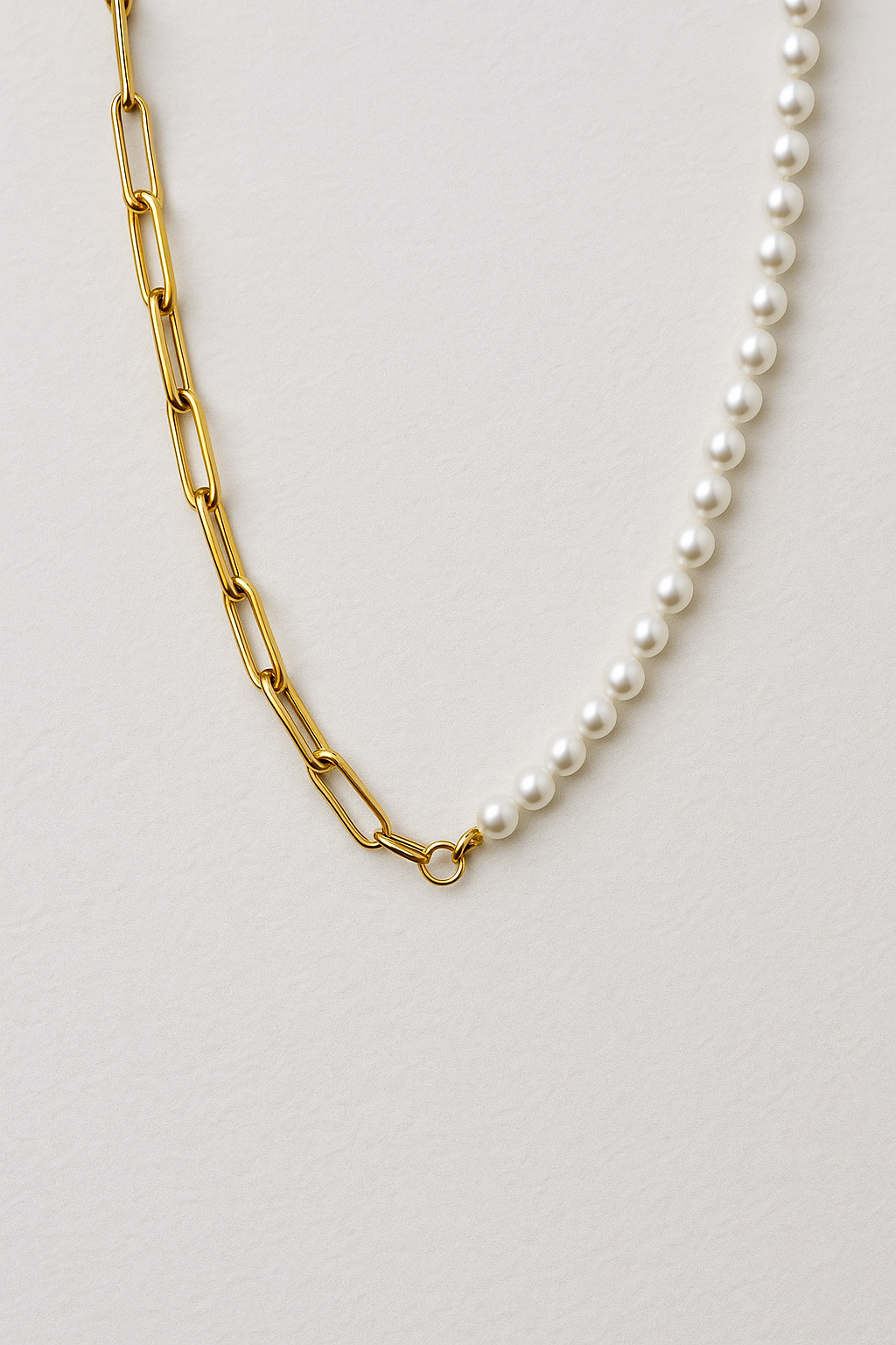 Louis | Collana a maglie miste con catenina - Oro - fashion Fashion Necklaces necklace for men NECKLACES - Concept Palermo