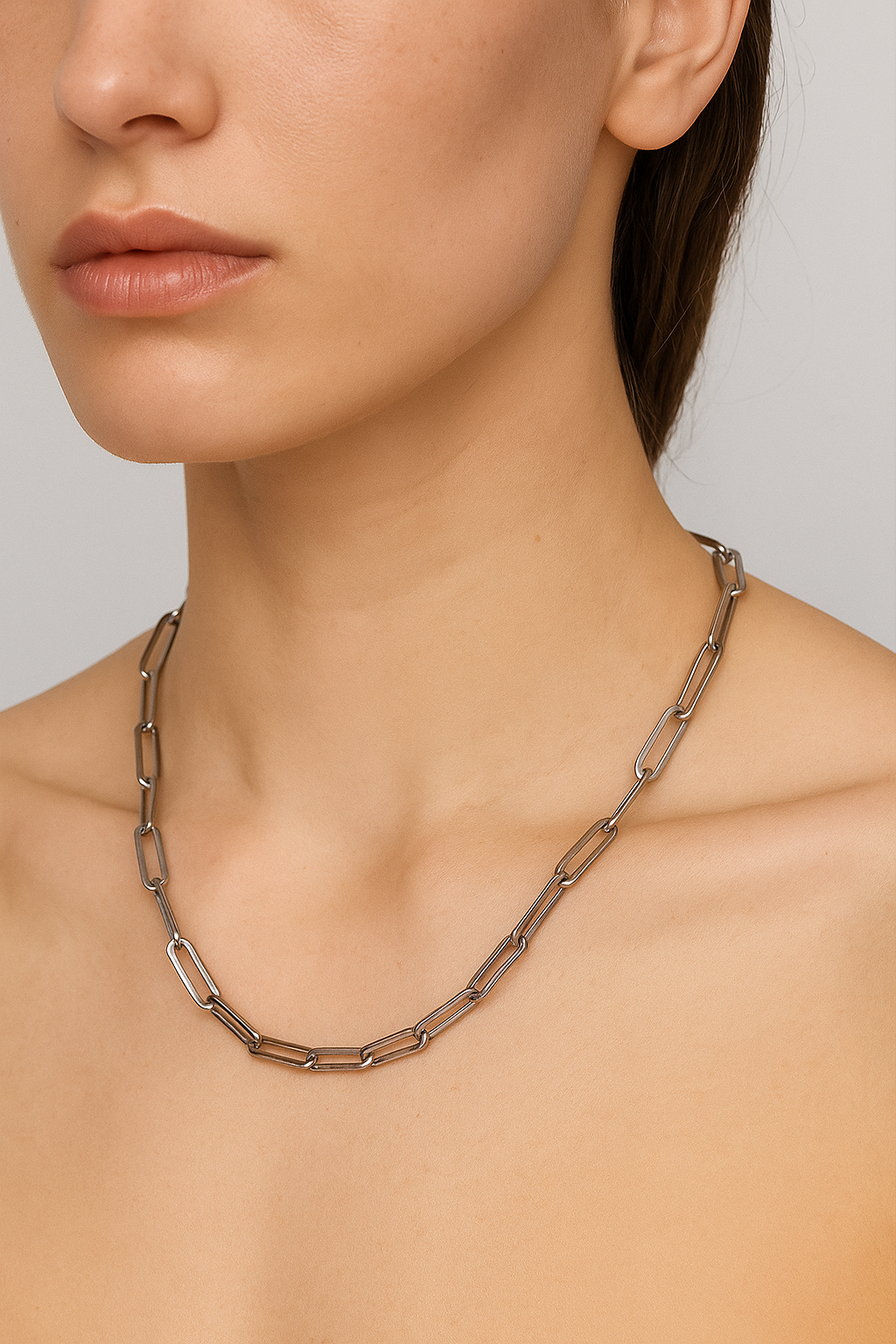 Bastain | Catena lunga in acciaio inossidabile - - Chains Necklaces NECKLACES Necklaces for women WOMEN - Concept Palermo