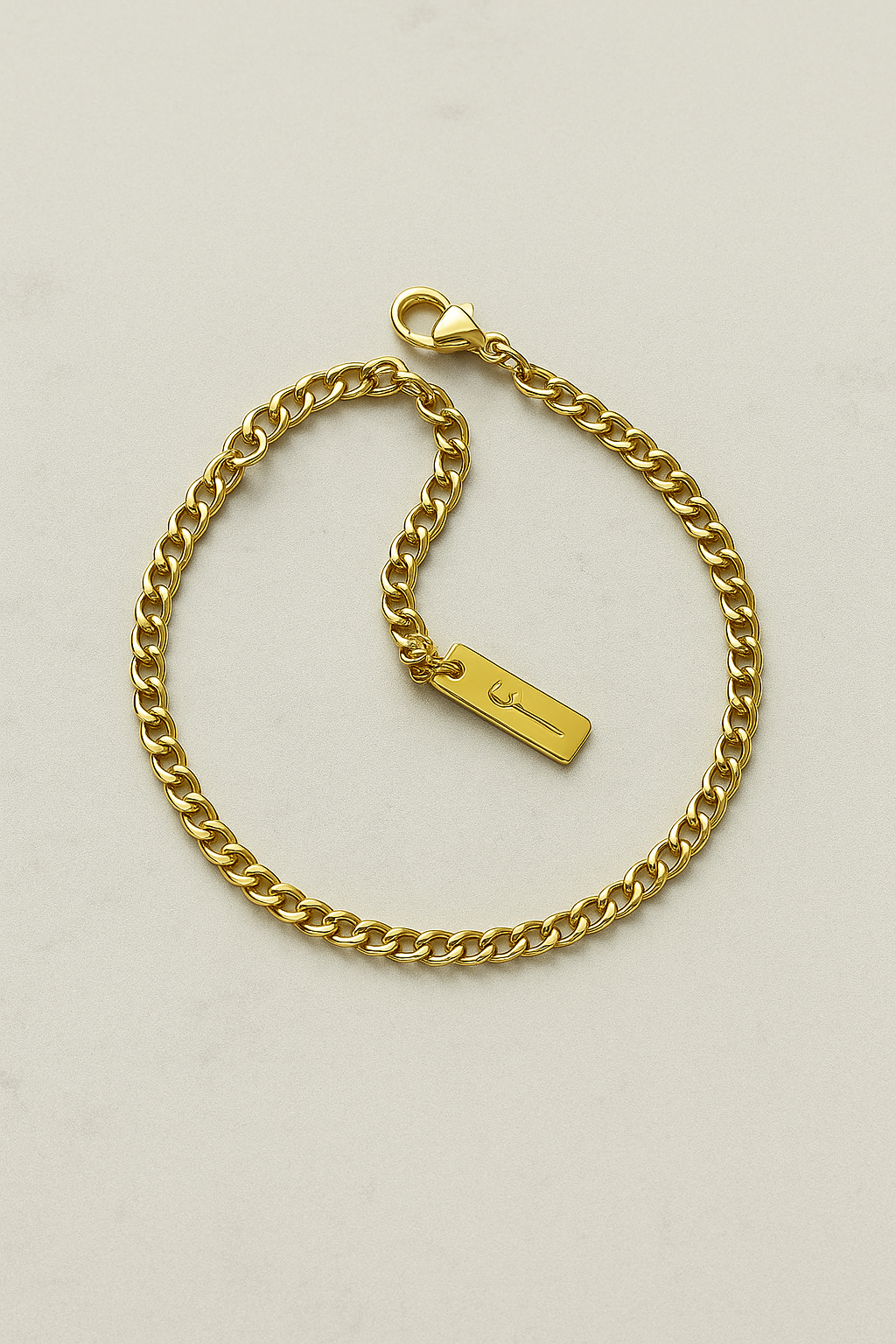 Elias | Braccialetto classico cubano elegante in oro o argento - Oro - BRACELET bracelet for men bracelets for women - Concept Palermo