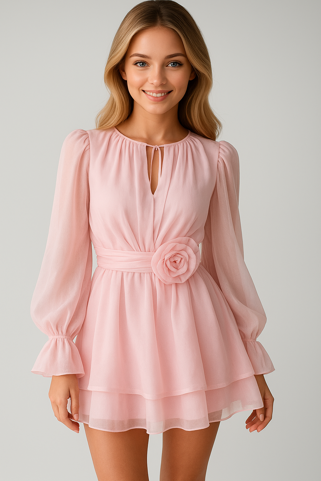Esther | Abito Estivo Donna Corto Romantico - - abbigliamento casual abito estivo abito traspirante dettagli romantici eleganza estiva fashion femminile look da sera moda estiva sukienka romantica vestito corto - Concept Palermo
