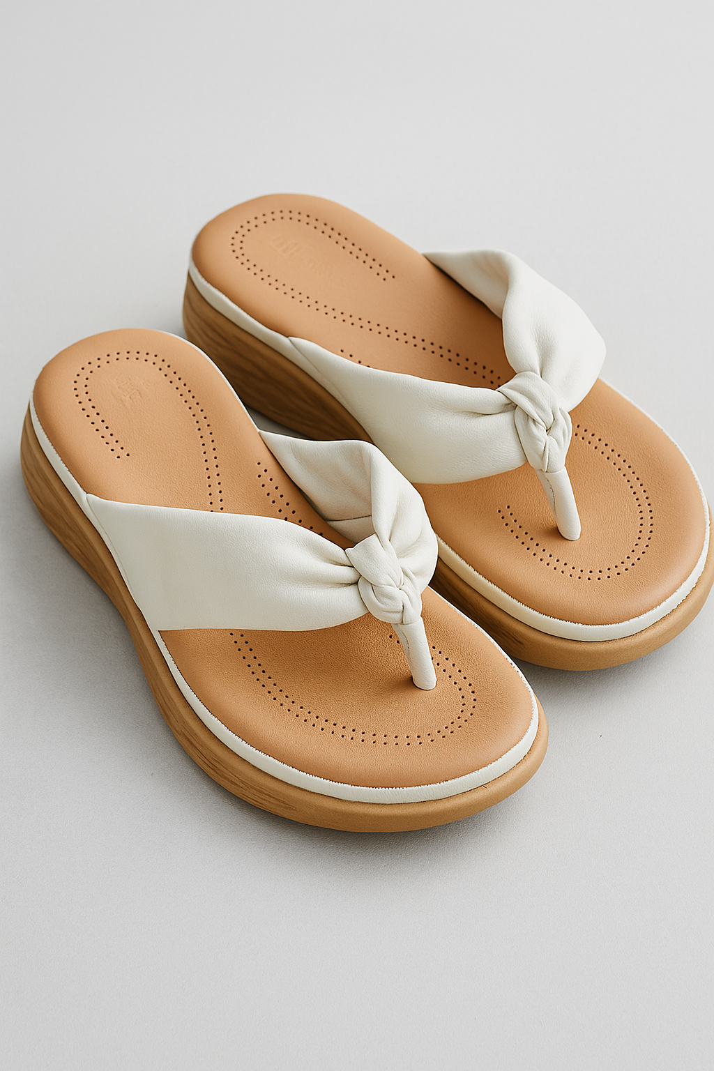 Wynn | Sandali Wedges da Donna con Design a Chiusura e Cinturino Bianco - - fashion Frauen Sandalen Ladies Sandals Sandals sandlas women - Concept Palermo