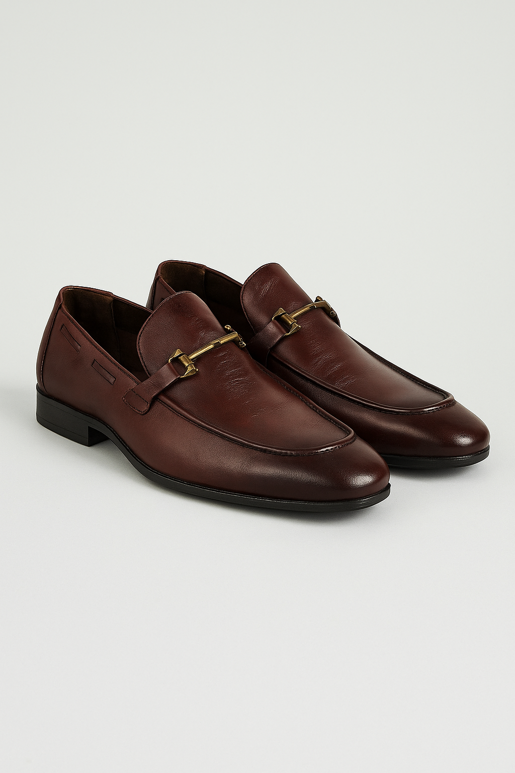 Gavin| Mocassini classici in pelle da uomo marroni con anello decorativo - - Men's Shoes Shoes - Concept Palermo