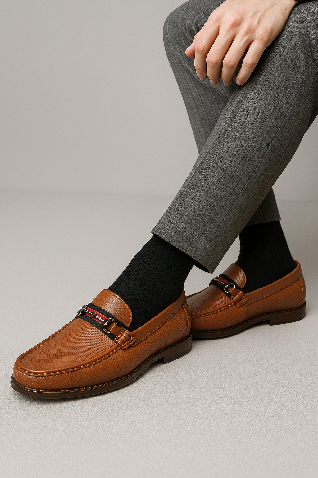 Harison | Mocassini da Uomo in Pelle da Guida di Colore Marrone con Dettaglio Decorativo - - Men's Shoes Shoes Shoes men - Concept Palermo