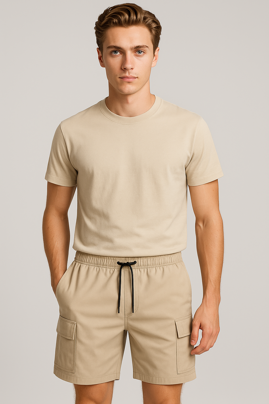 Lars | Pantaloncini cargo da uomo con tasca laterale - - komfortable Shorts short shorts for men - Concept Palermo