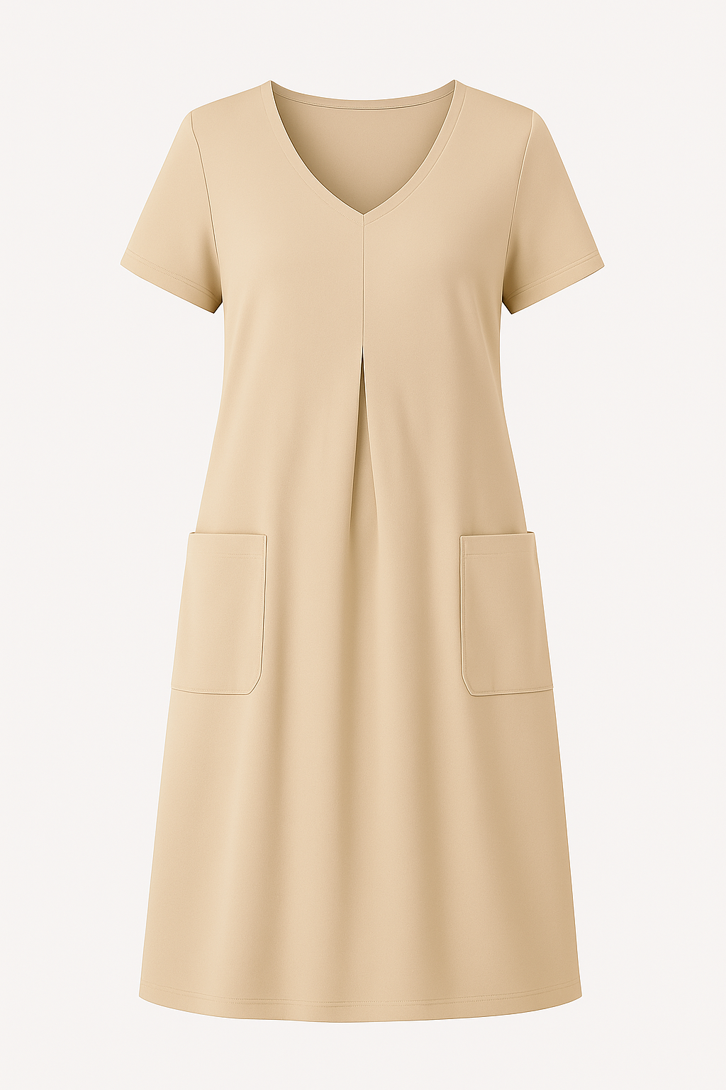 Eulalia | Abito Casual Elegante in Maglia - Beige - dress gmc120325 win070325 WOMEN - Concept Palermo