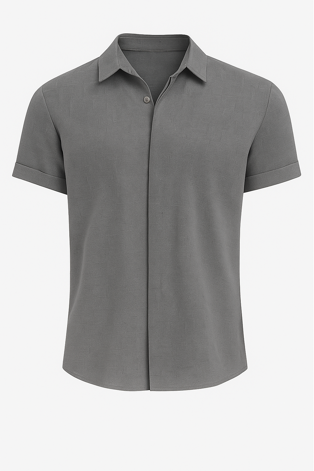 Liam | Camicia di lino da uomo – Leggera, comoda, estiva - Grigio scuro - 300325 men tops win230325 - Concept Palermo