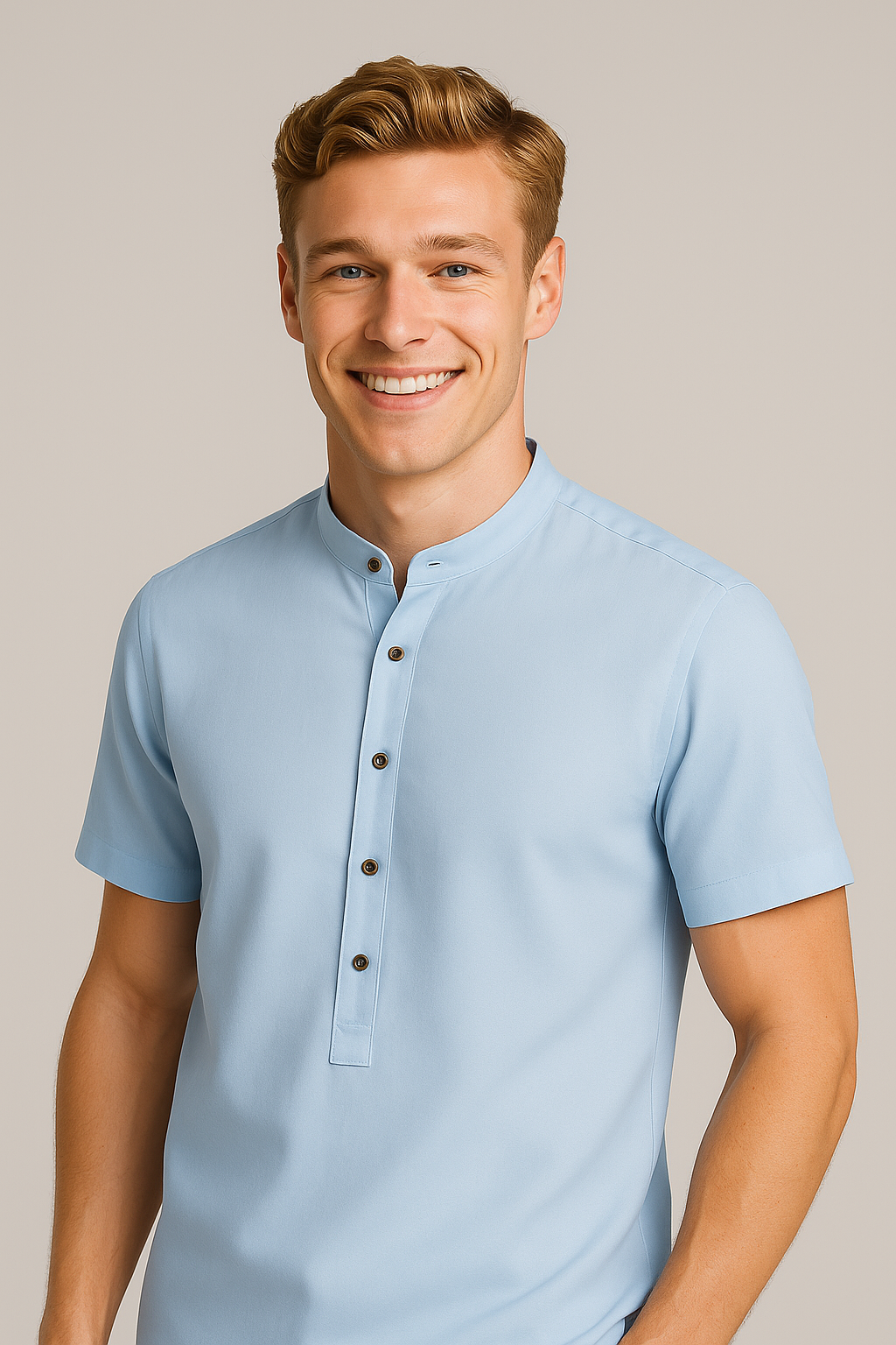 Mason | Camicia in lino leggera da uomo a maniche corte - - Shirts Shirts heren Shirts men - Concept Palermo