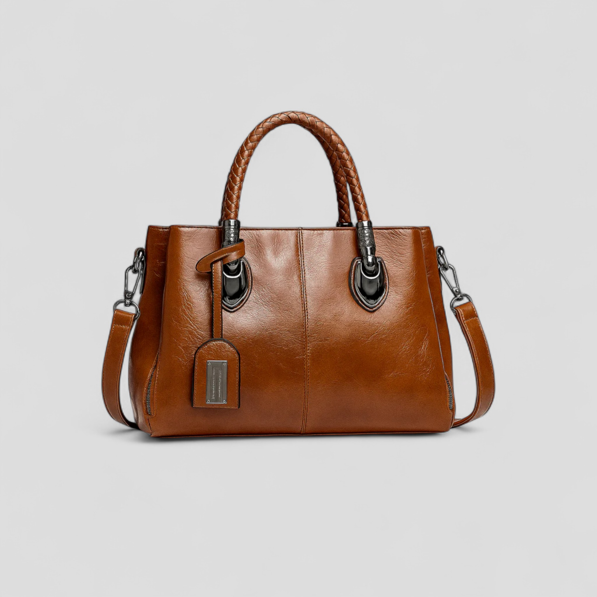 Borsa in pelle LuxeLeather™ con ampia capacità - Marrone - bag for women Dames Fashionable bag women new_for_google Shoulder Bags women Winter women women's bags Women's handbags - Concept Palermo
