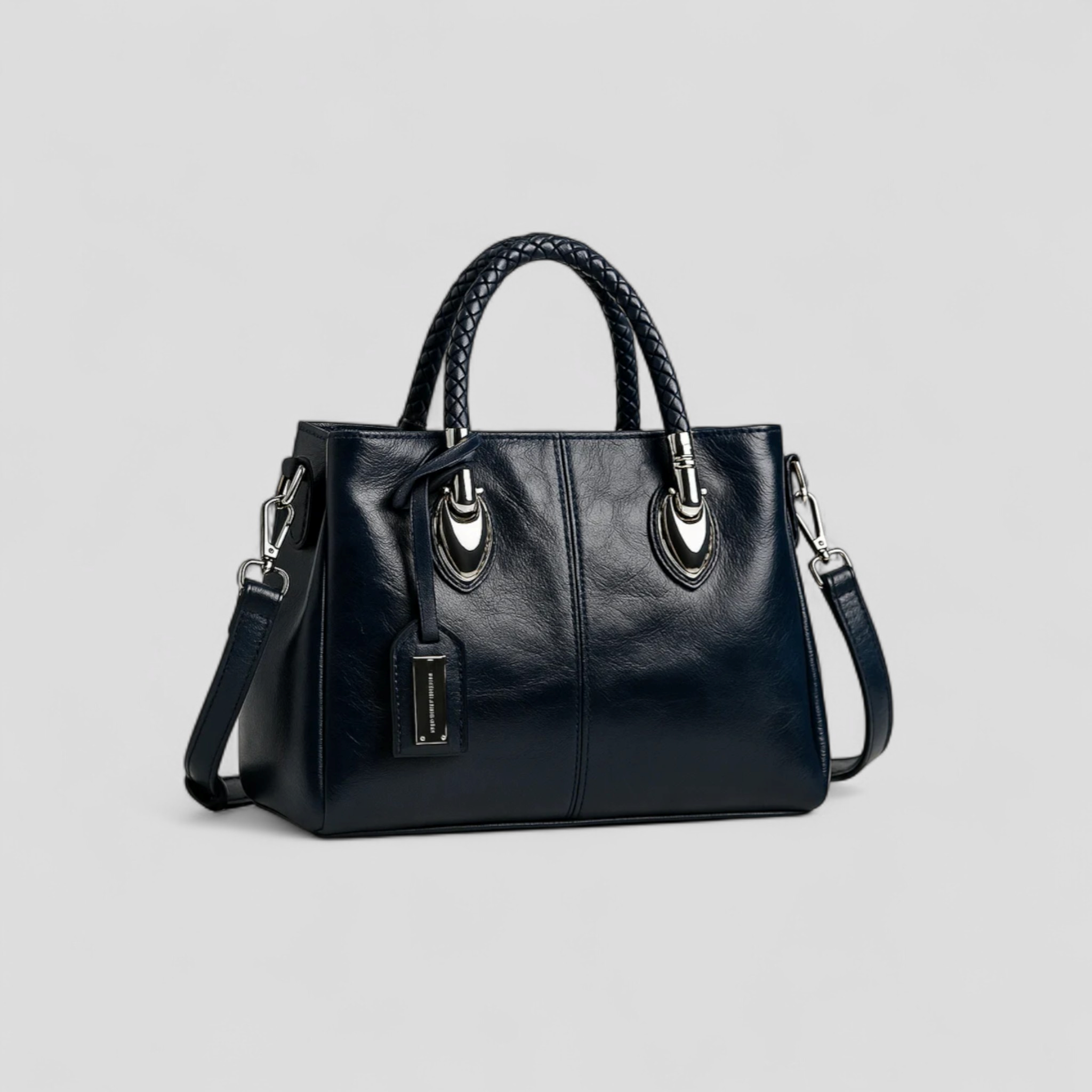 Borsa in pelle LuxeLeather™ con ampia capacità - Blu - bag for women Dames Fashionable bag women new_for_google Shoulder Bags women Winter women women's bags Women's handbags - Concept Palermo