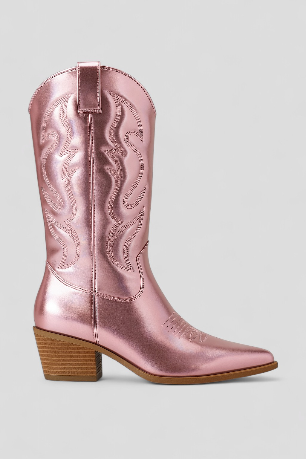 Celina | Eleganti stivali da cowboy in pelle - Rosa - calzature formali comfort prolungato design iconico fascino rustico pelle di alta qualità stile Western stivali classici stivali cowboy stivali eleganti versatile outfit - Concept Palermo