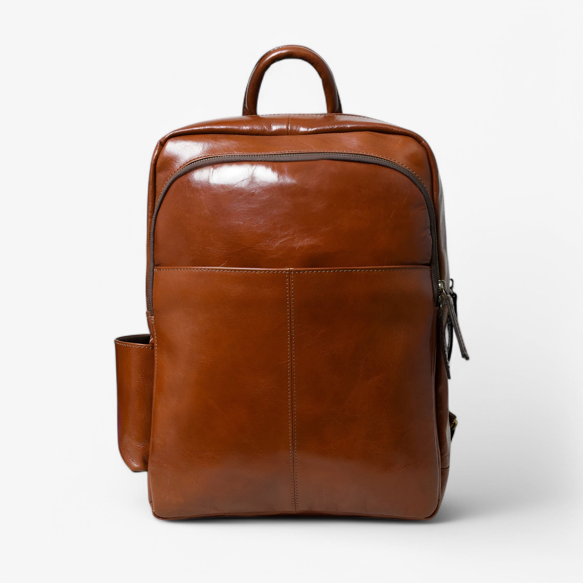 Valentino | Zaino di lusso in pelle italiana - Marrone - - - Concept Palermo