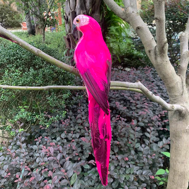TropicPerch - Decorazione da giardino Papagaio - Rosa - Decor Garden Decor home - Concept Palermo