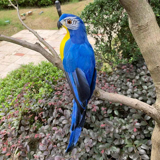 TropicPerch - Decorazione da giardino Papagaio - Blu - Decor Garden Decor home - Concept Palermo