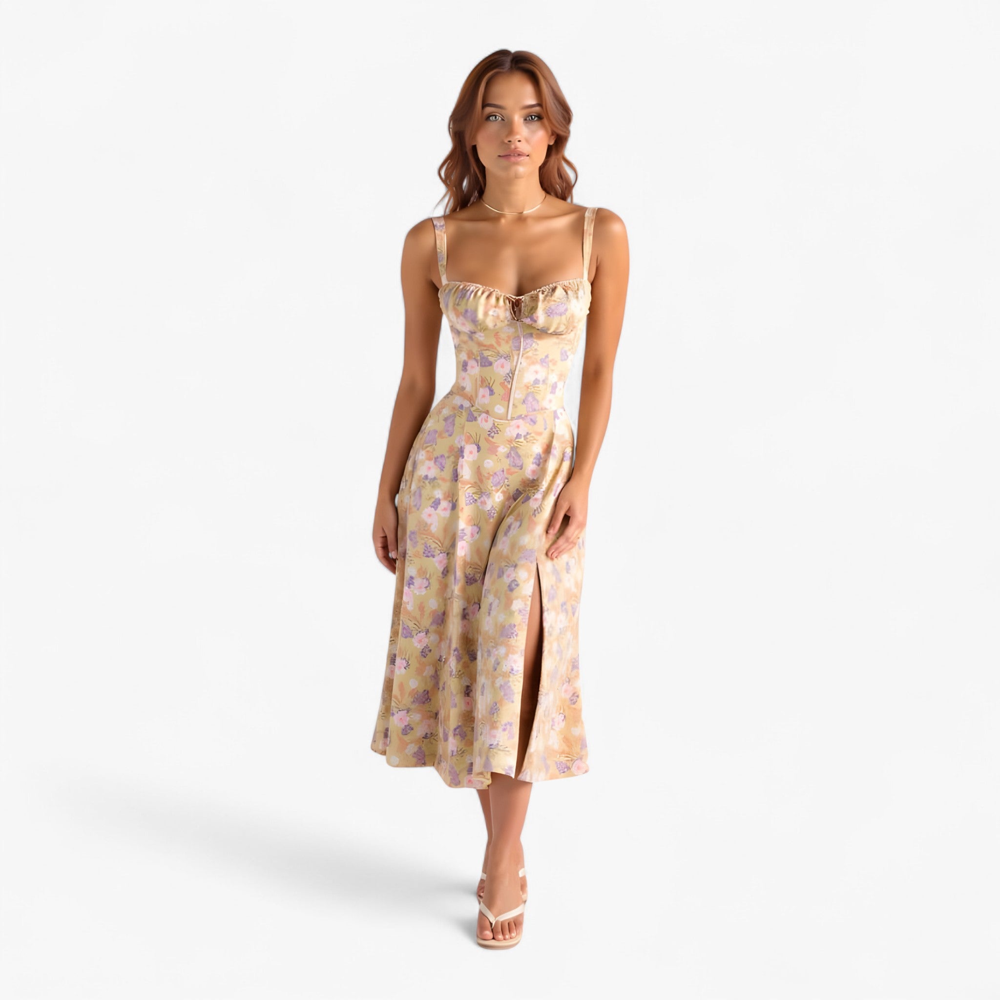Jasmine | Il vestito perfetto - Giallo - breathable dresses casual dresses female dress - Concept Palermo