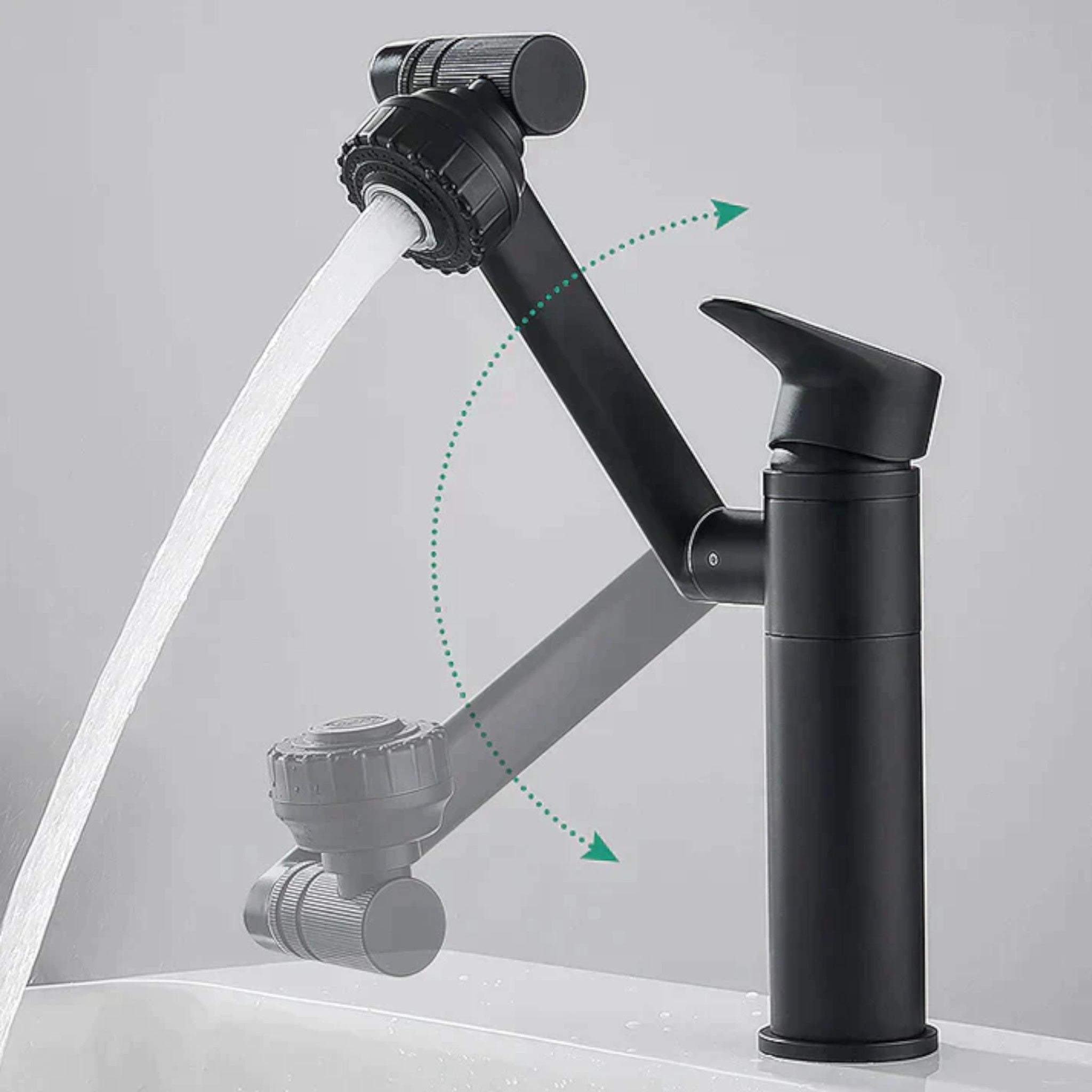 AquaTwirl | Un rubinetto moderno con funzionalità versatili - - 2 Mode Extender Faucet 360-degree rotating faucet Aerator Kitchen Sink Faucet Best Seller Convenient Faucet dual-modes water outlet faucet Faucets home Hot Sale Robotic Arm Faucet sale Swivel Extension Basin Faucet Universal Faucet - Concept Palermo