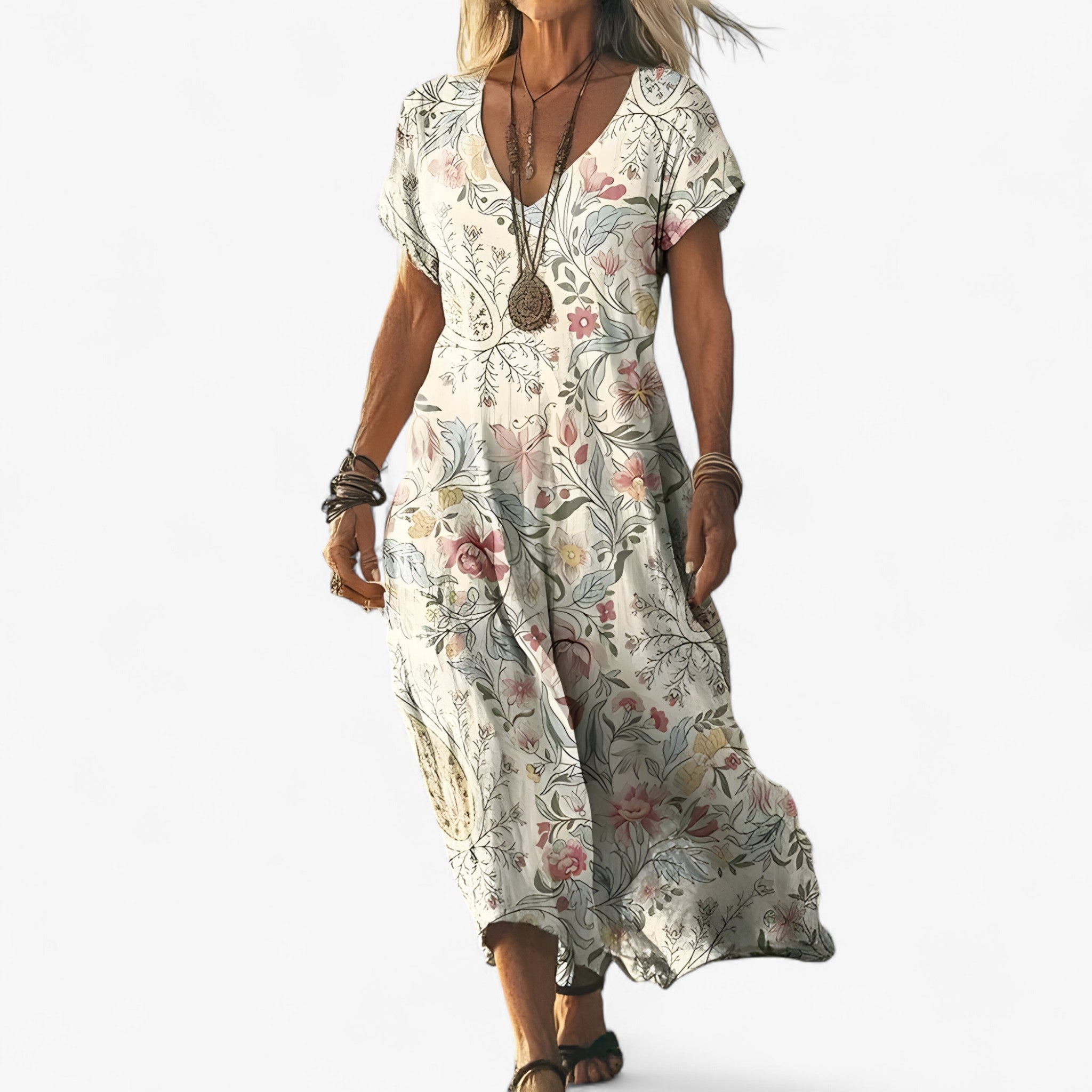 Marie - Vestito Vintage Gradient - Multicolore 2 - - Concept Palermo