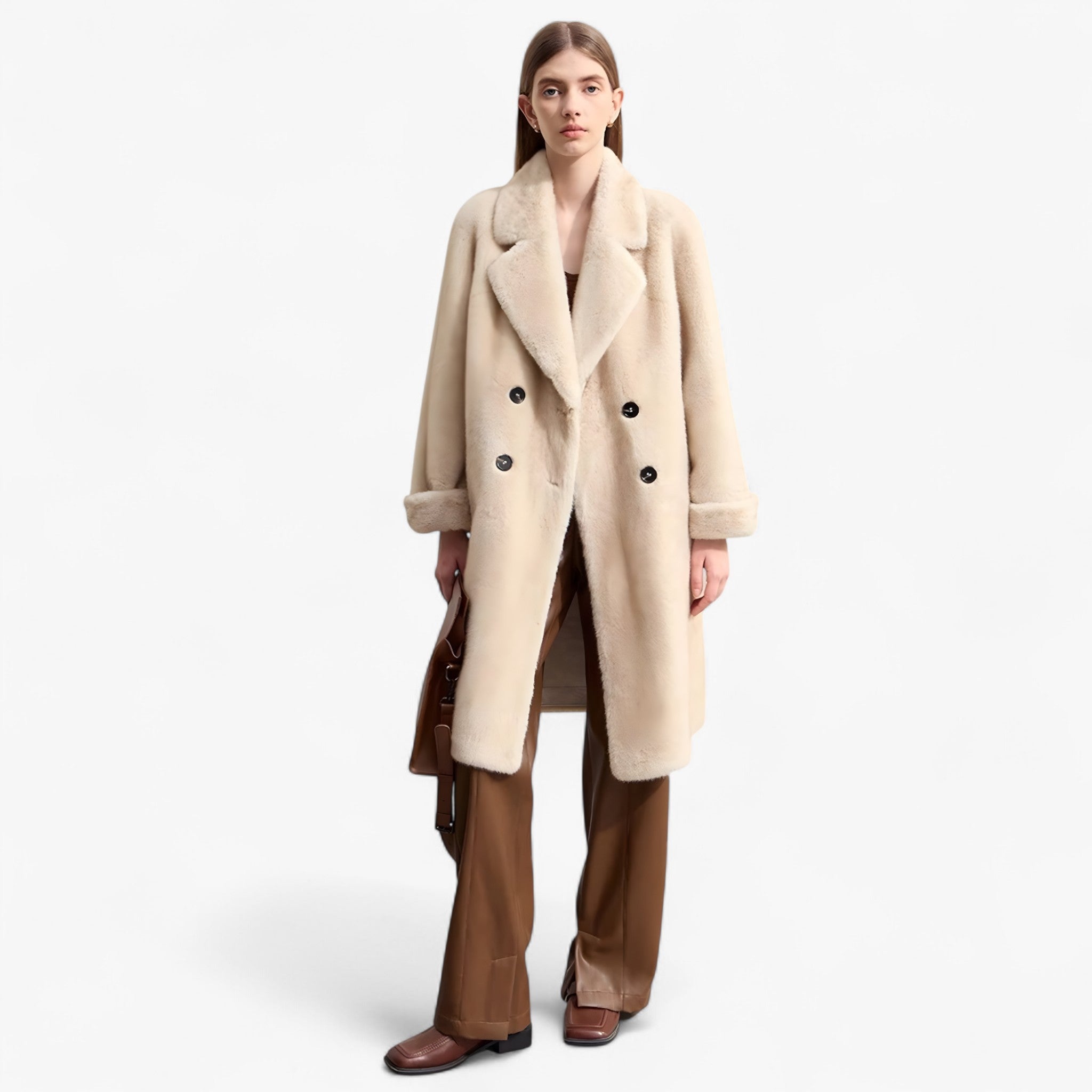 Jollina | Cappotto Invernale in Pelliccia Sintetica - - faux_fur_coats-ai female-ai Jackets jackets_coats-ai - Concept Palermo