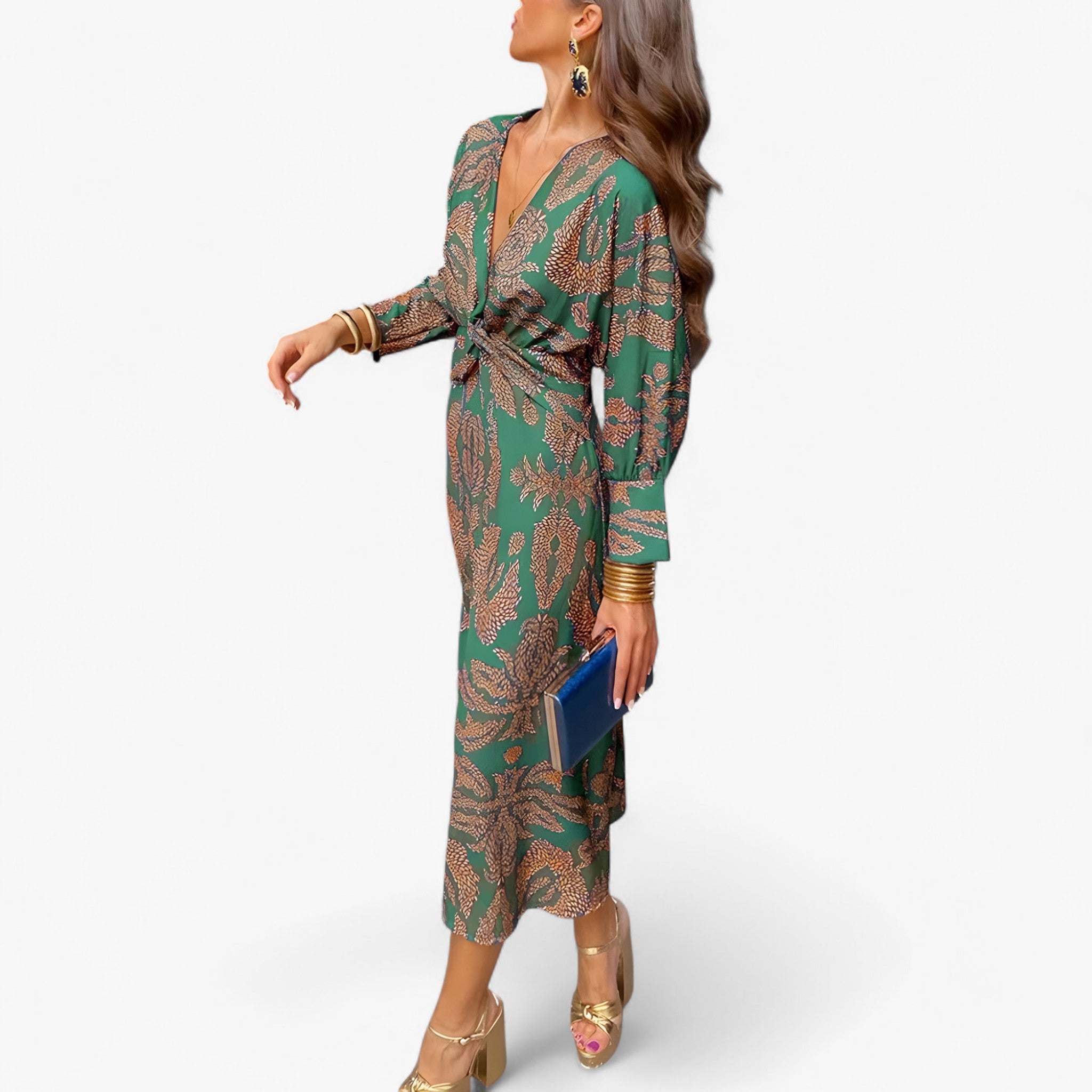 Louisa | Abito di Eleganza Senza Tempo - Verde - - Concept Palermo