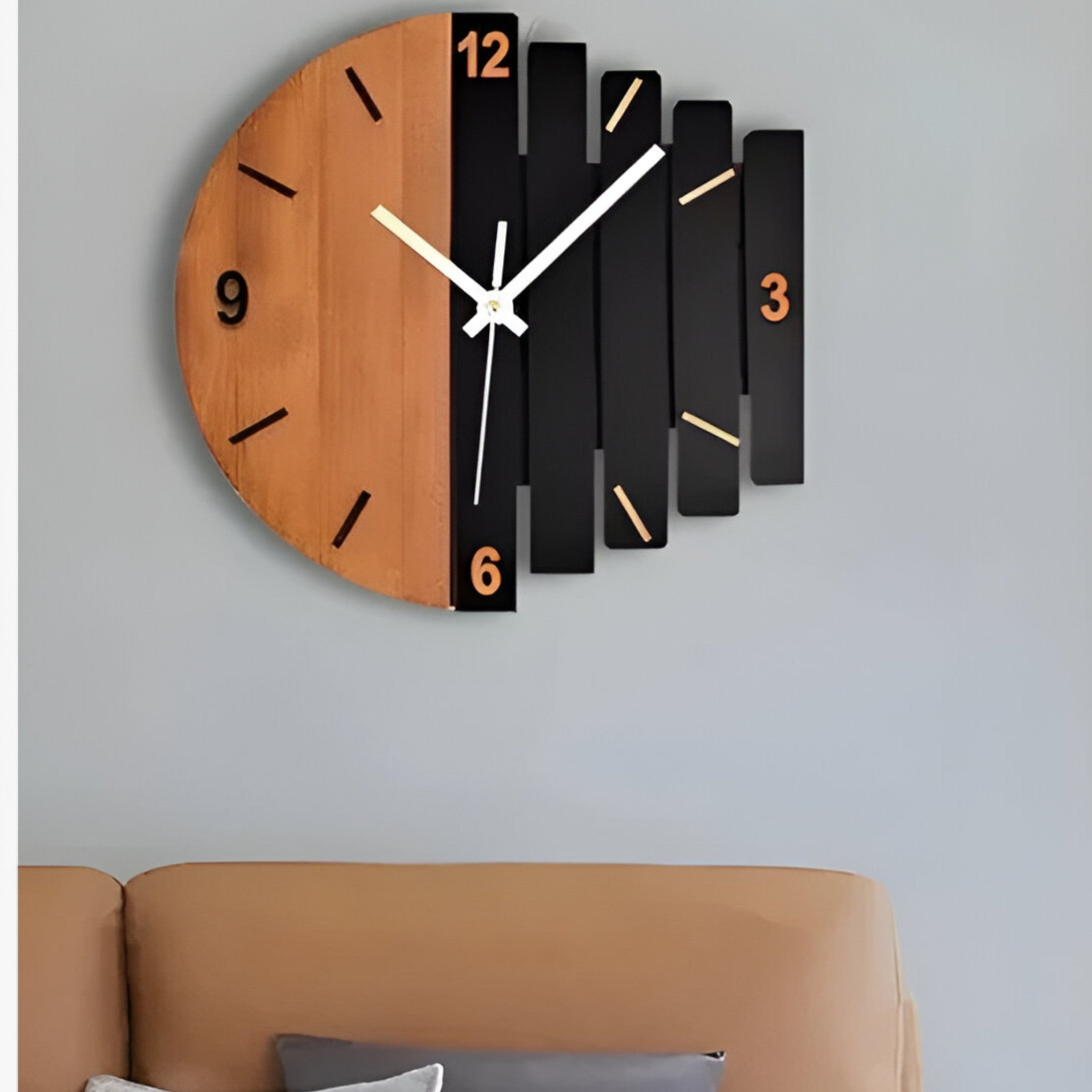Jasper - Grande Orologio da Parete in Legno per il Soggiorno - - P149 wall clock - Concept Palermo