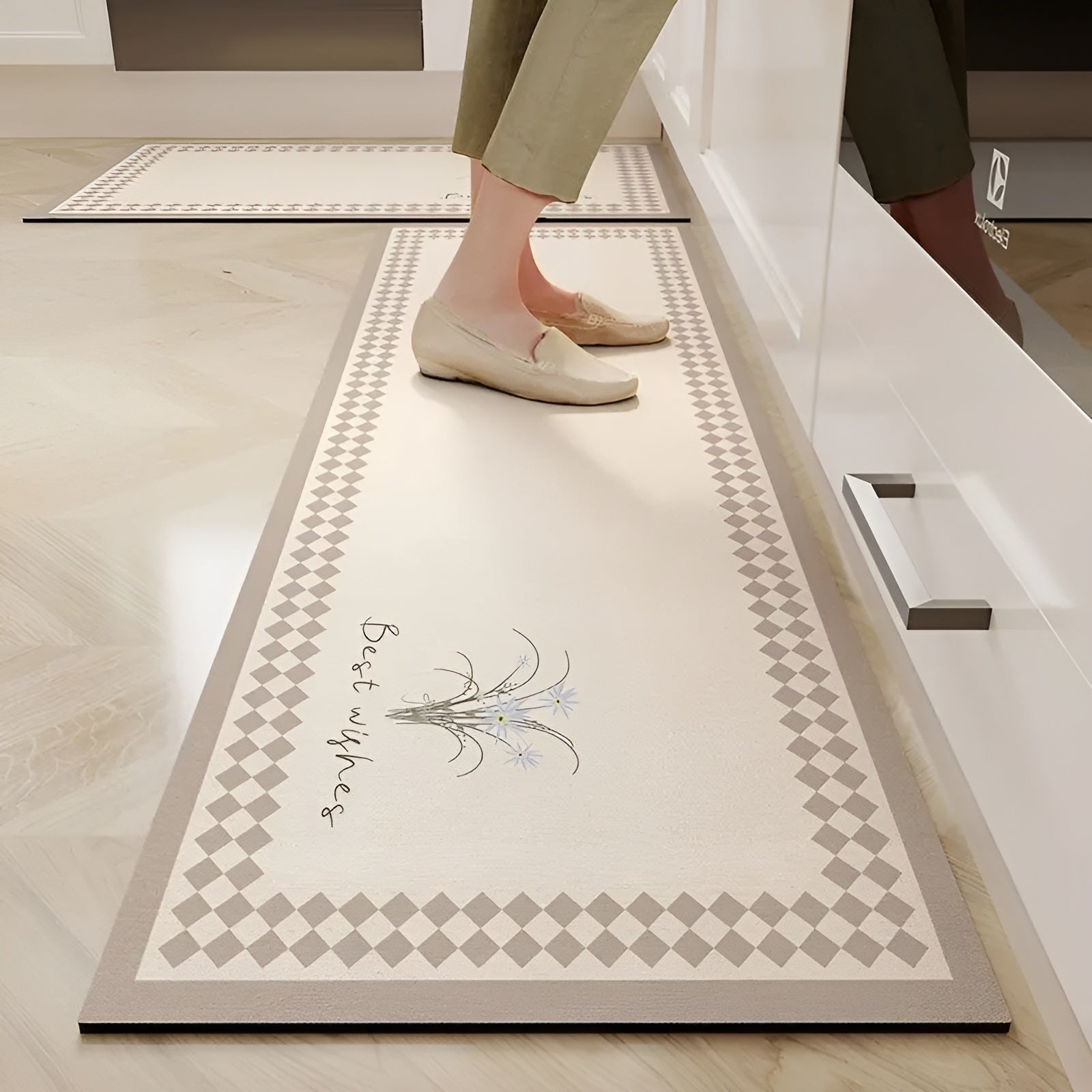 Tappeto Parafango - Superassorbente e Antiscivolo per Cucina - Fiore - Anti slip mat Bathroom Mats comfy mat elegant mat high quality mat mat smart mat - Concept Palermo
