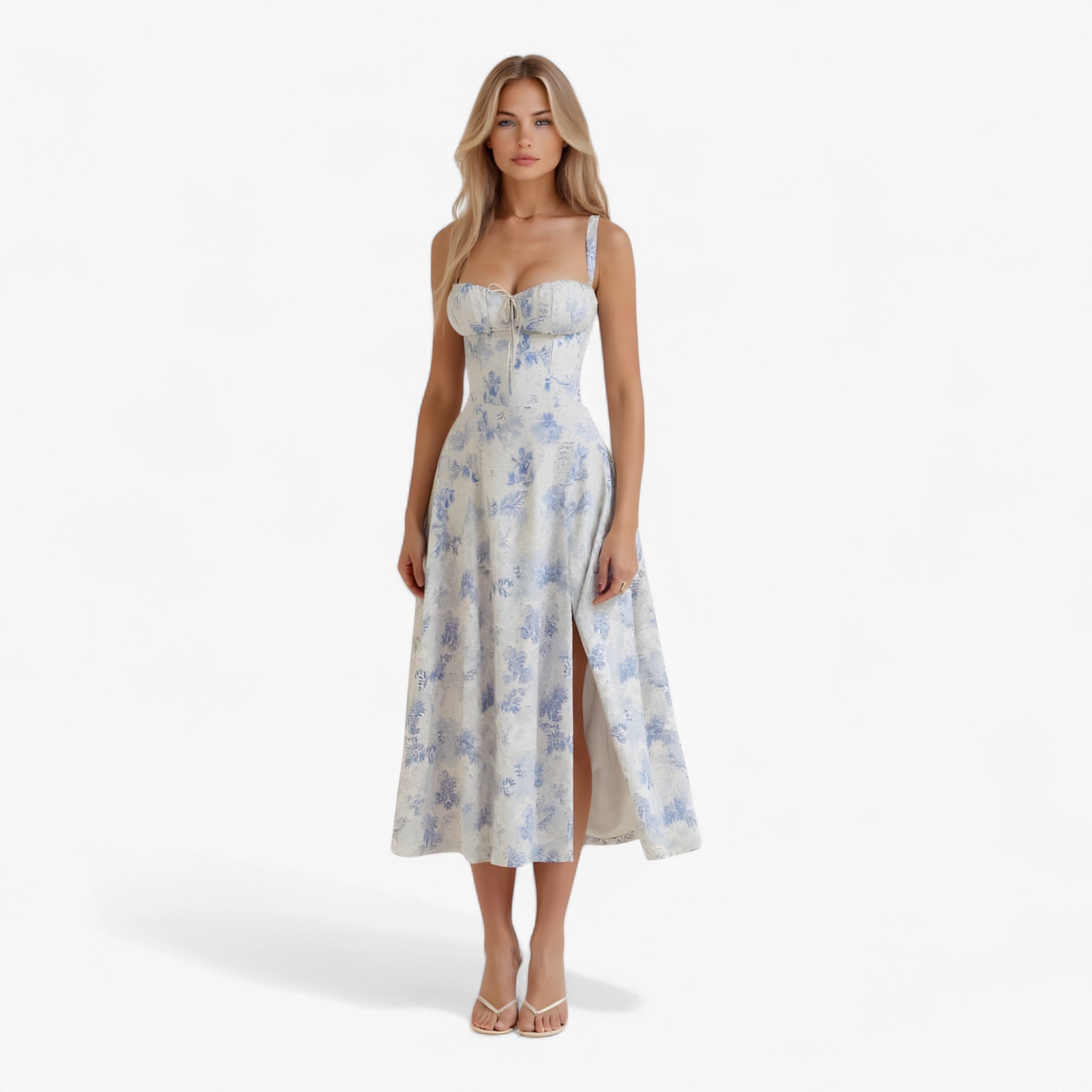 Jasmine | Il vestito perfetto - Blu - breathable dresses casual dresses female dress - Concept Palermo