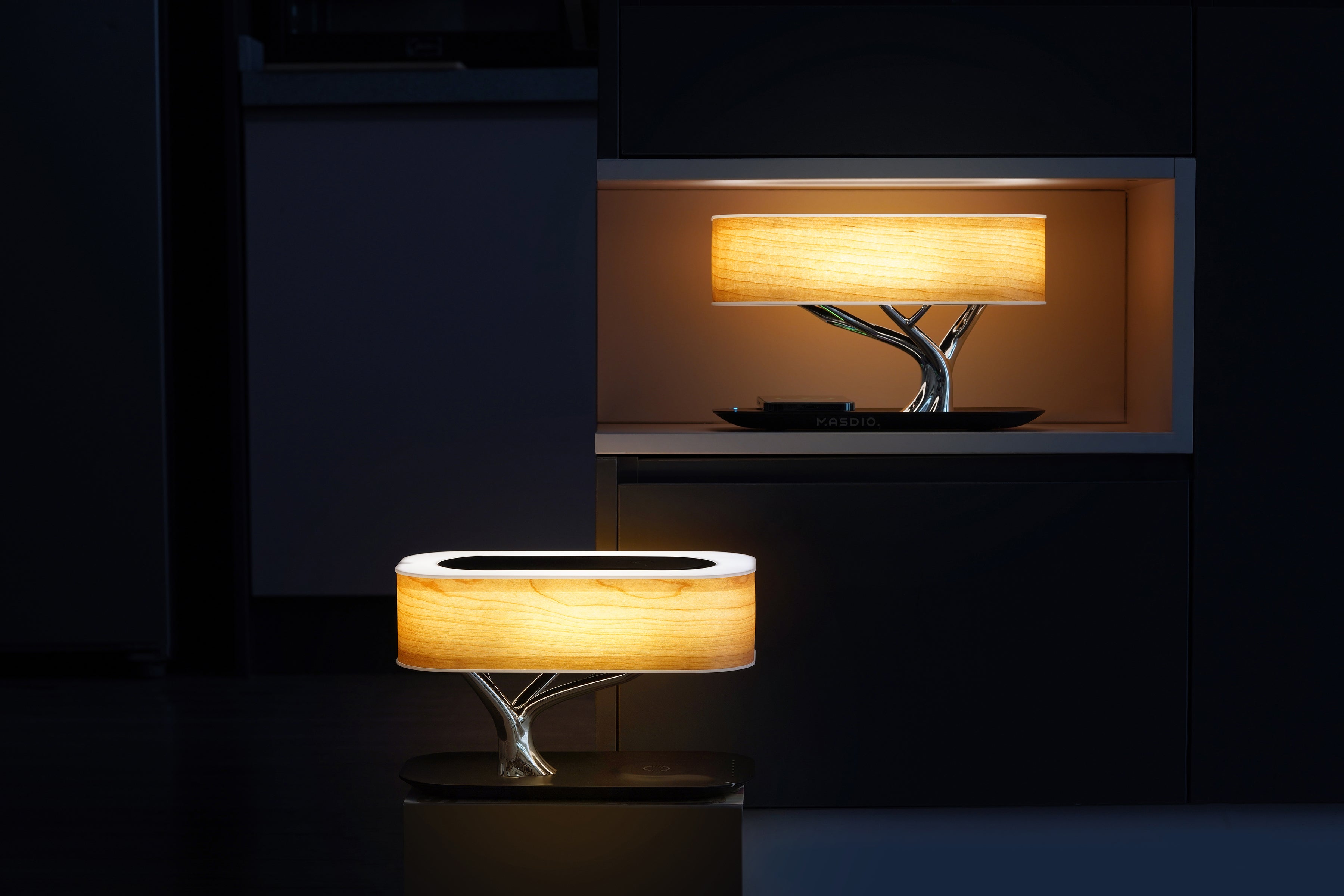 Aurora | Boom Luce Lampada da Tavolo Pro – Luce Magica per Ogni Ambiente - Compra 2, ricevi il 10% di sconto (Goditi il vero suono surround) - - Concept Palermo