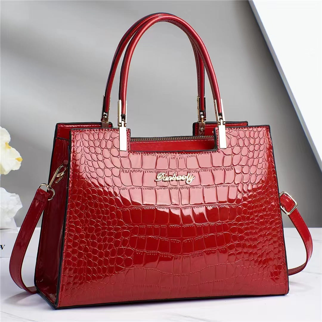 Borsa lucida - Rosso - handbags Women's handbags - Concept Palermo
