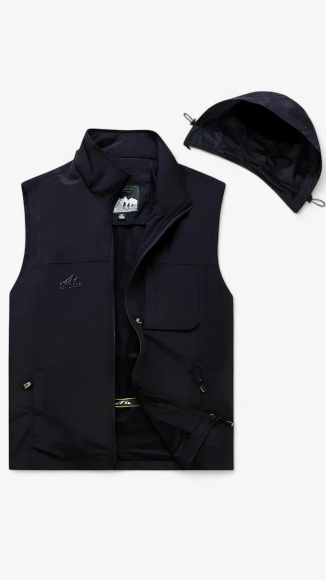Gilet da pesca traspirante con tasche multiple - Blu scuro - fishing vest hiking vest vests - Concept Palermo