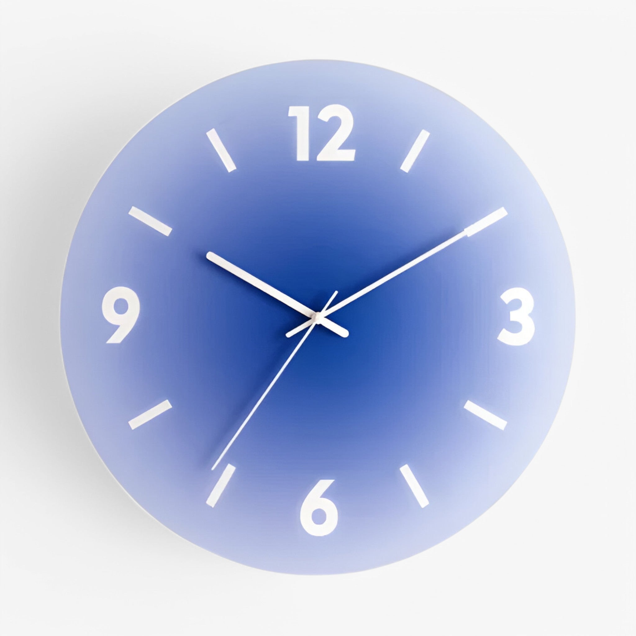 Kim | Orologio da parete in vetro di design - Blu - P101 wall clock - Concept Palermo