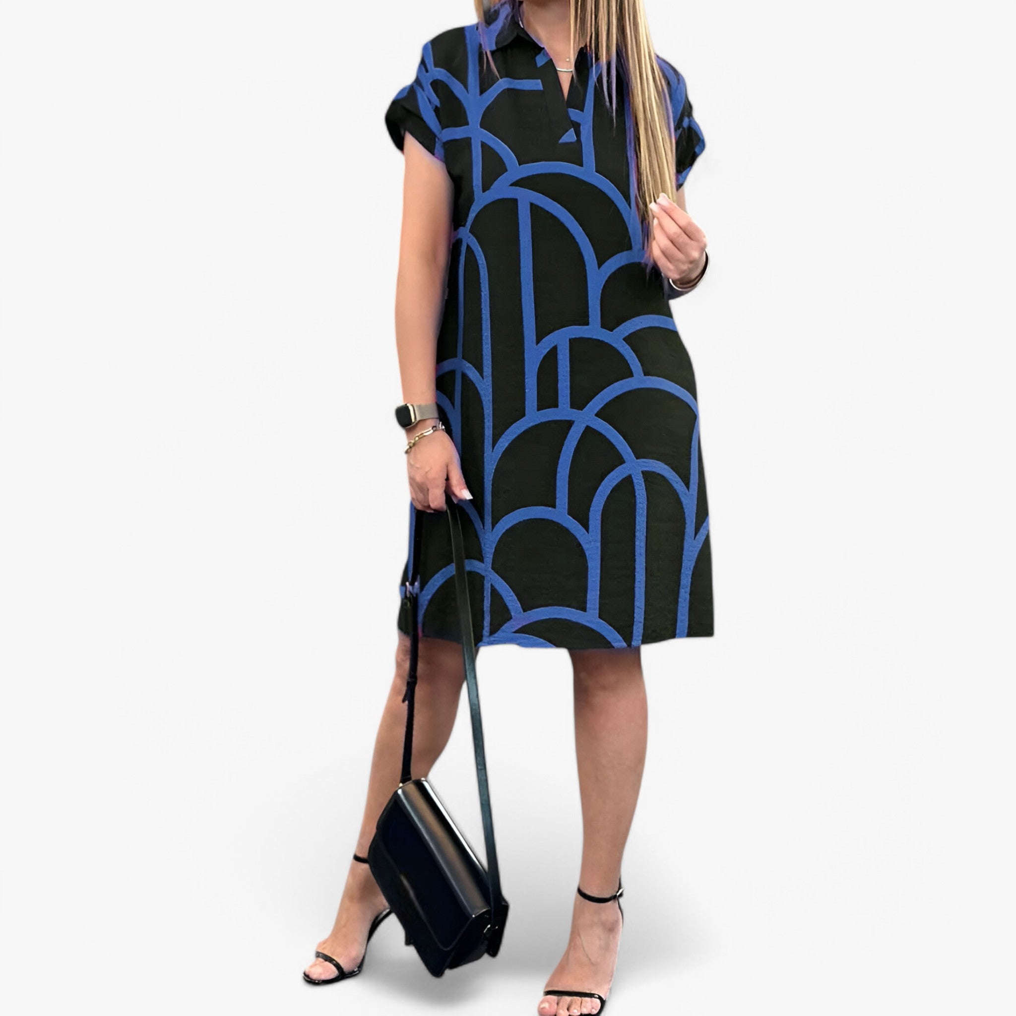 Isabelle | Vestito midi - Senza tempo e con stile - Blu - - Concept Palermo
