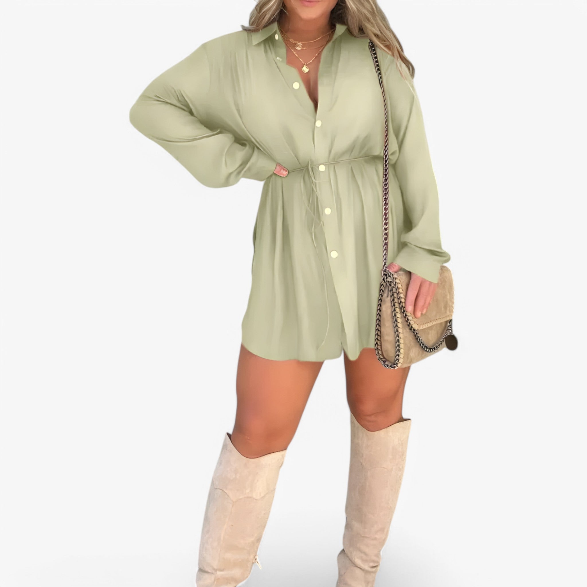 Diana | Tuta da donna - Moda e Chic - Verde menta - - Concept Palermo