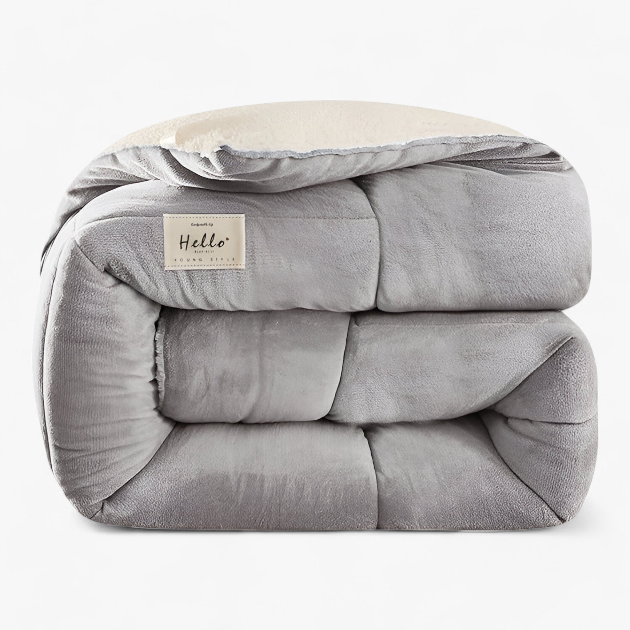 Cozy | Piumino da letto - ultra morbido e resistente - Grigio - - Concept Palermo