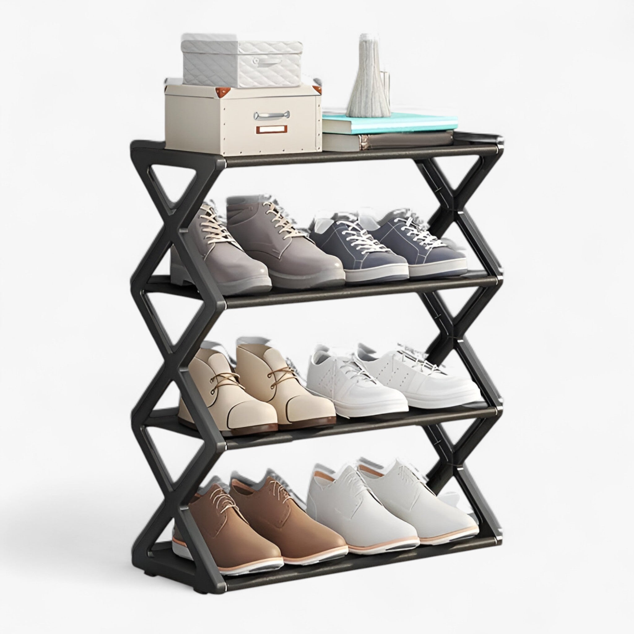 Minimalistisch schoenenrek | Ruimtebesparend - - bedroom closet Minimalist racks shoe organizers shoe rack shoe storage - Concept Palermo