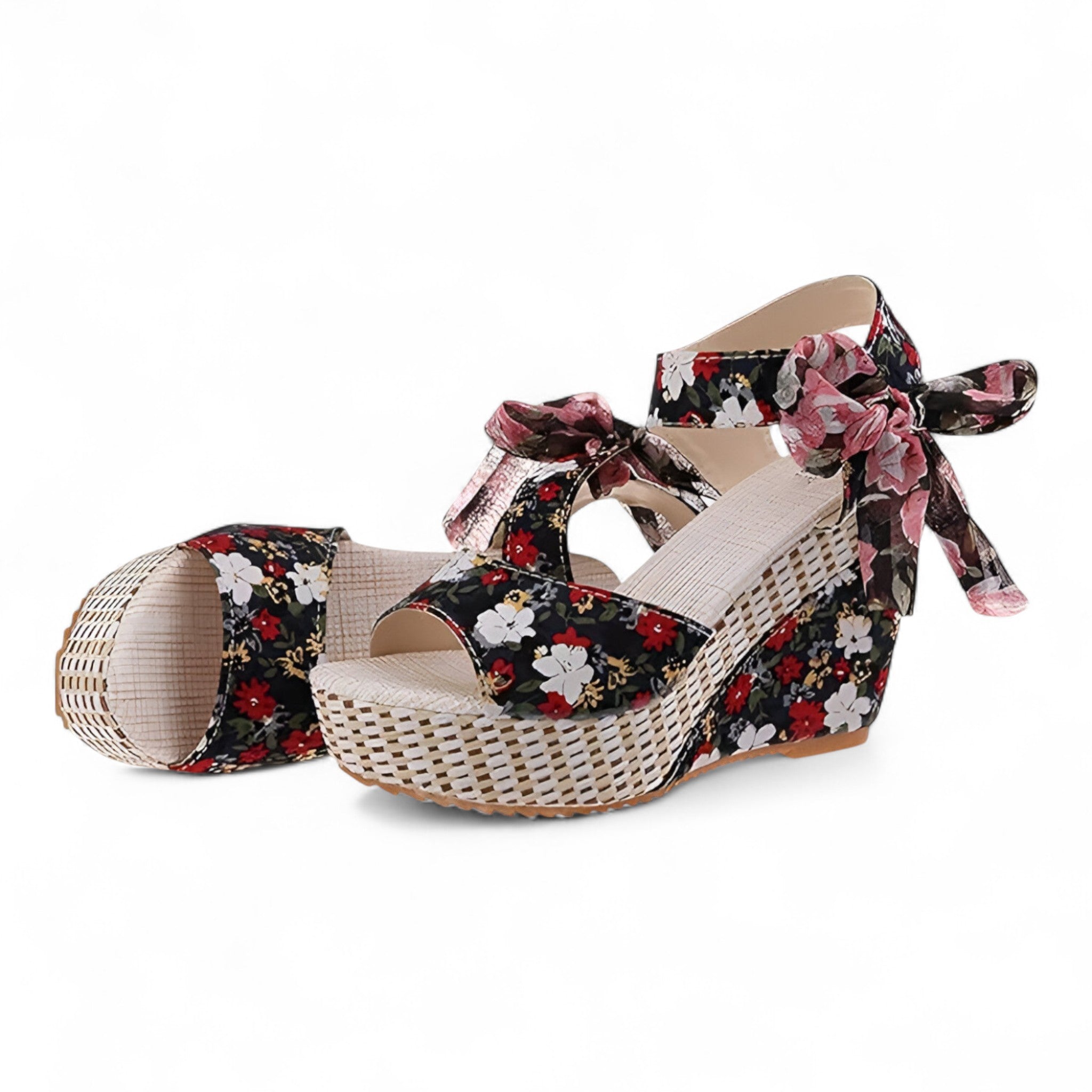 Evangeline | Sandali fioriti - Eleganti e comodi