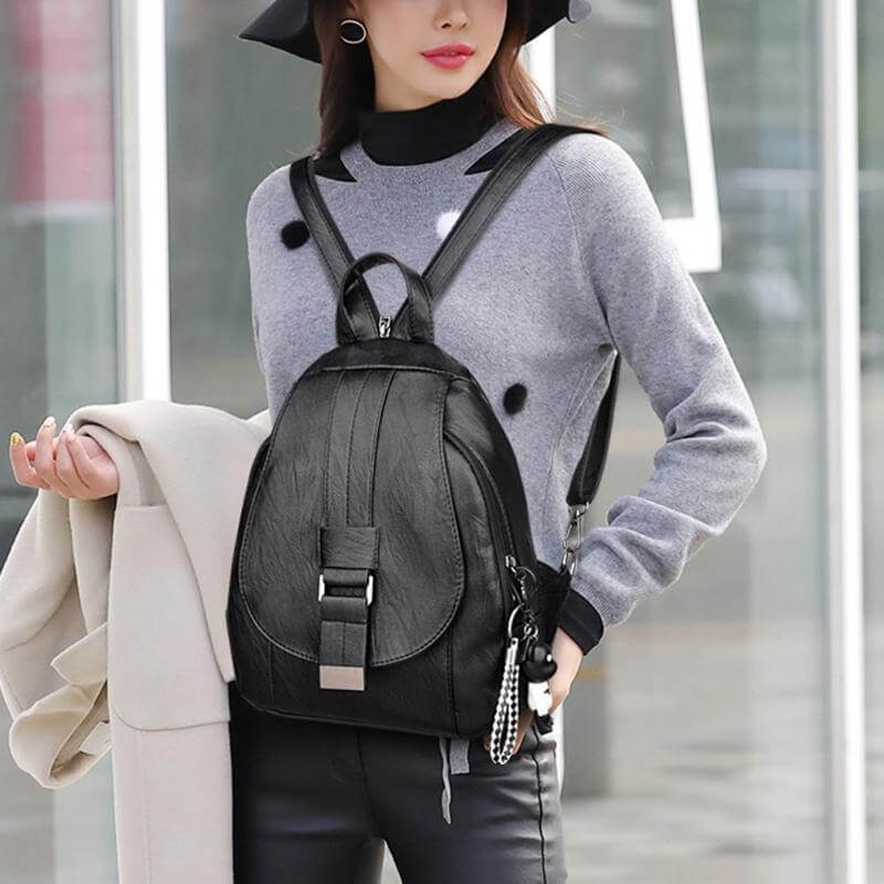 Veala | Zaino in pelle elegante e chic - - Backpacks women's backpack - Concept Palermo